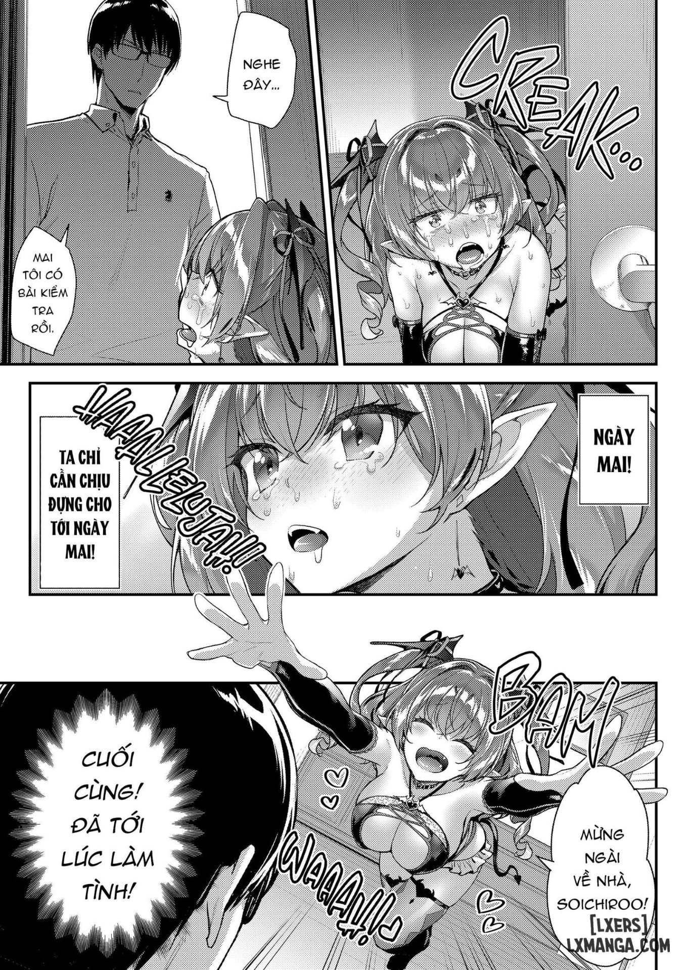 HentaiVN.net - Ảnh 20 - Succubus Blows Her First Day On the Job [J18] - Oneshot