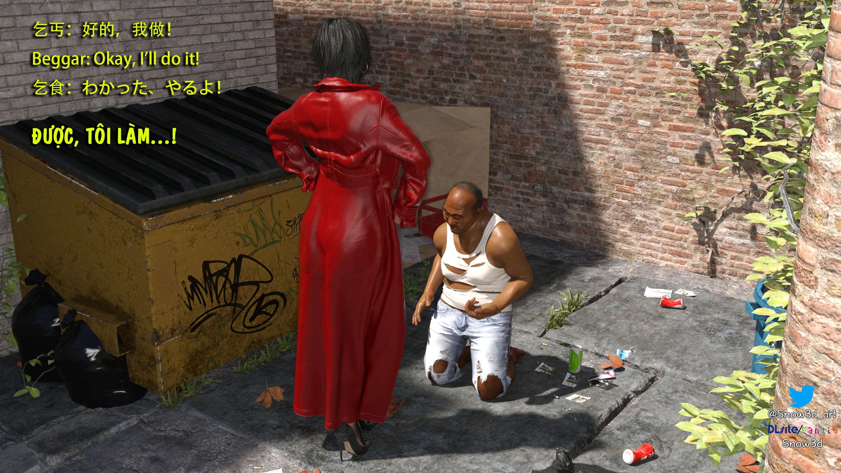 HentaiVN.net - Ảnh 21 - Ada Wong Và Kẻ Ăn Mày - Chap 1