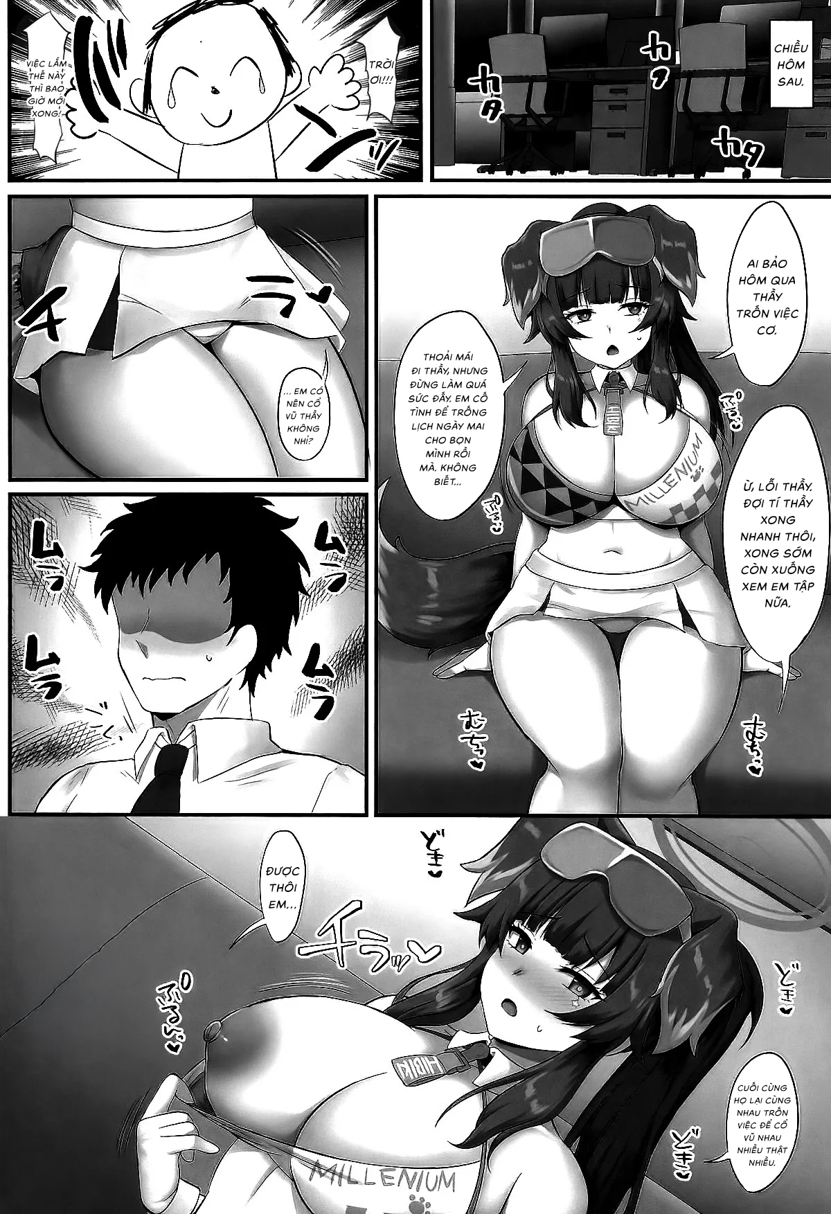 HentaiVN.net - Ảnh 21 - Cố lên! Cố lên! Sensei - Oneshot