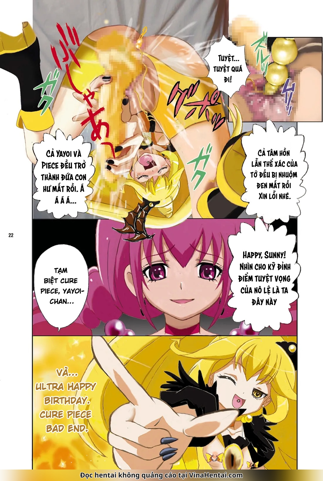 HentaiVN.net - Ảnh 21 - [Ero Tantei Jimusho] Evil Smile PreC*re! Bad End Full Color - Chap 1