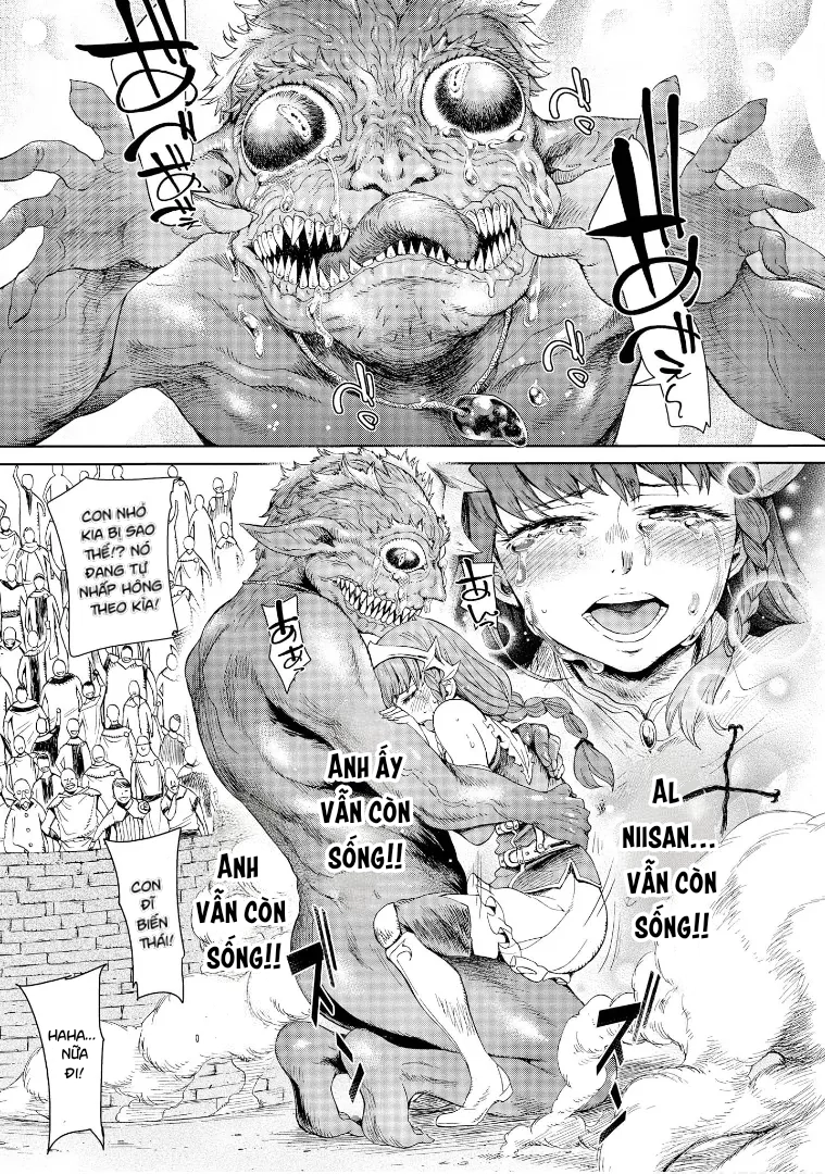 HentaiVN.net - Ảnh 21 - Một nữ chiến binh đã rơi vào Vương quốc Goblin. - Chương 1