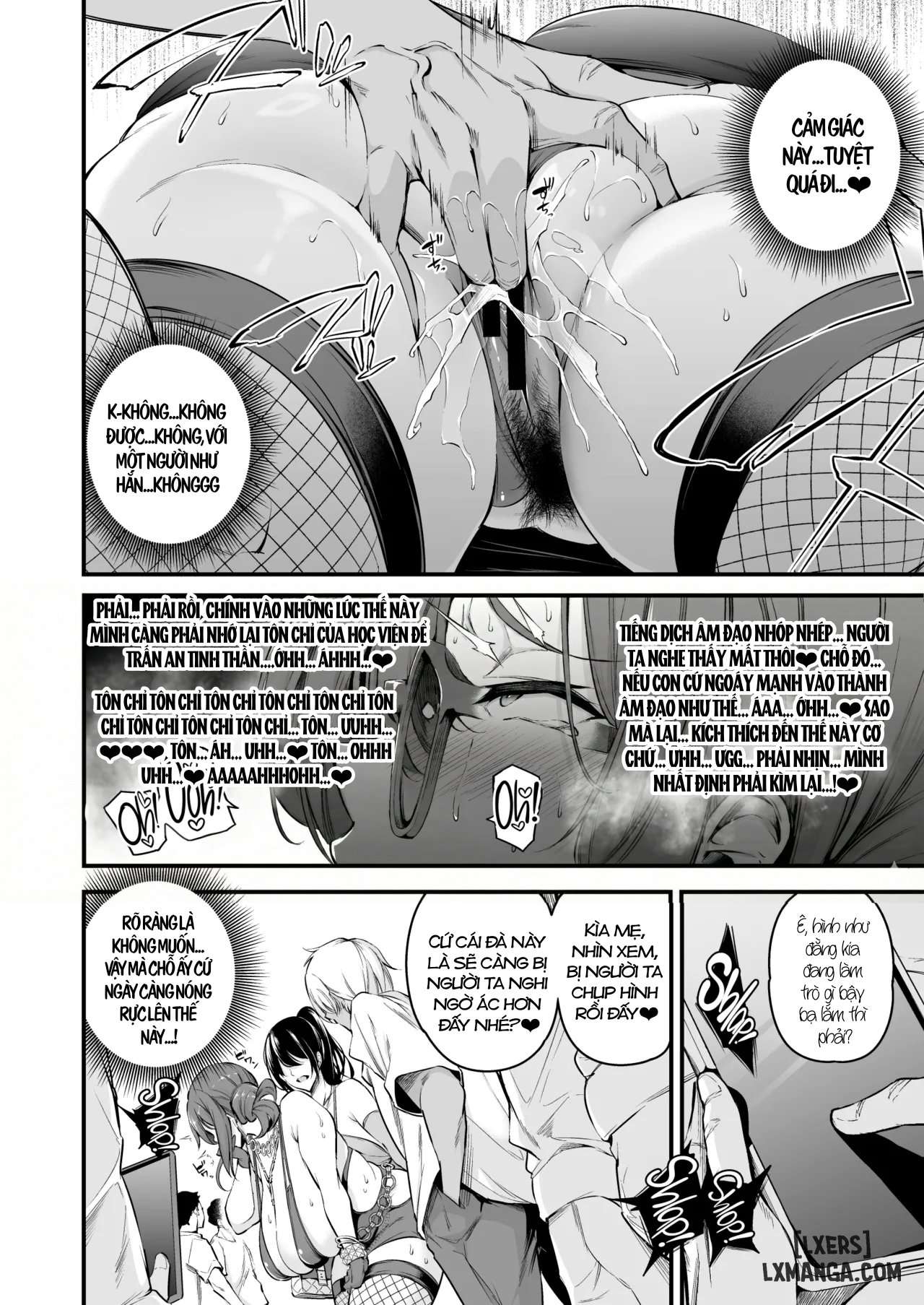 HentaiVN.net - Ảnh 21 - Shiramine Gakuen no Mesubuta Rijichou Zenpen - Oneshottttt