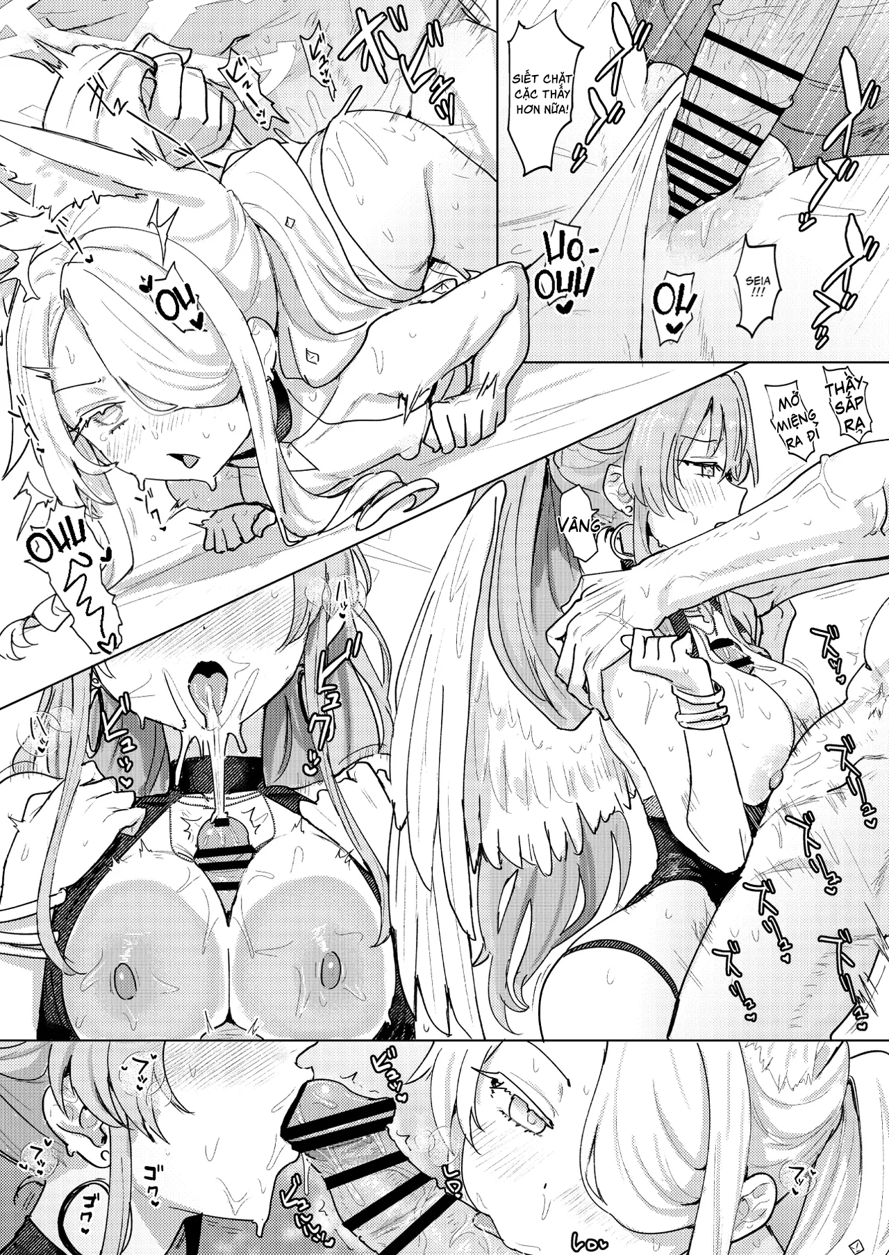 HentaiVN.net - Ảnh 22 - Tôi chỉ muốn thả mình dưới vòm trời sao của mùa hạ. - One shot khô dái