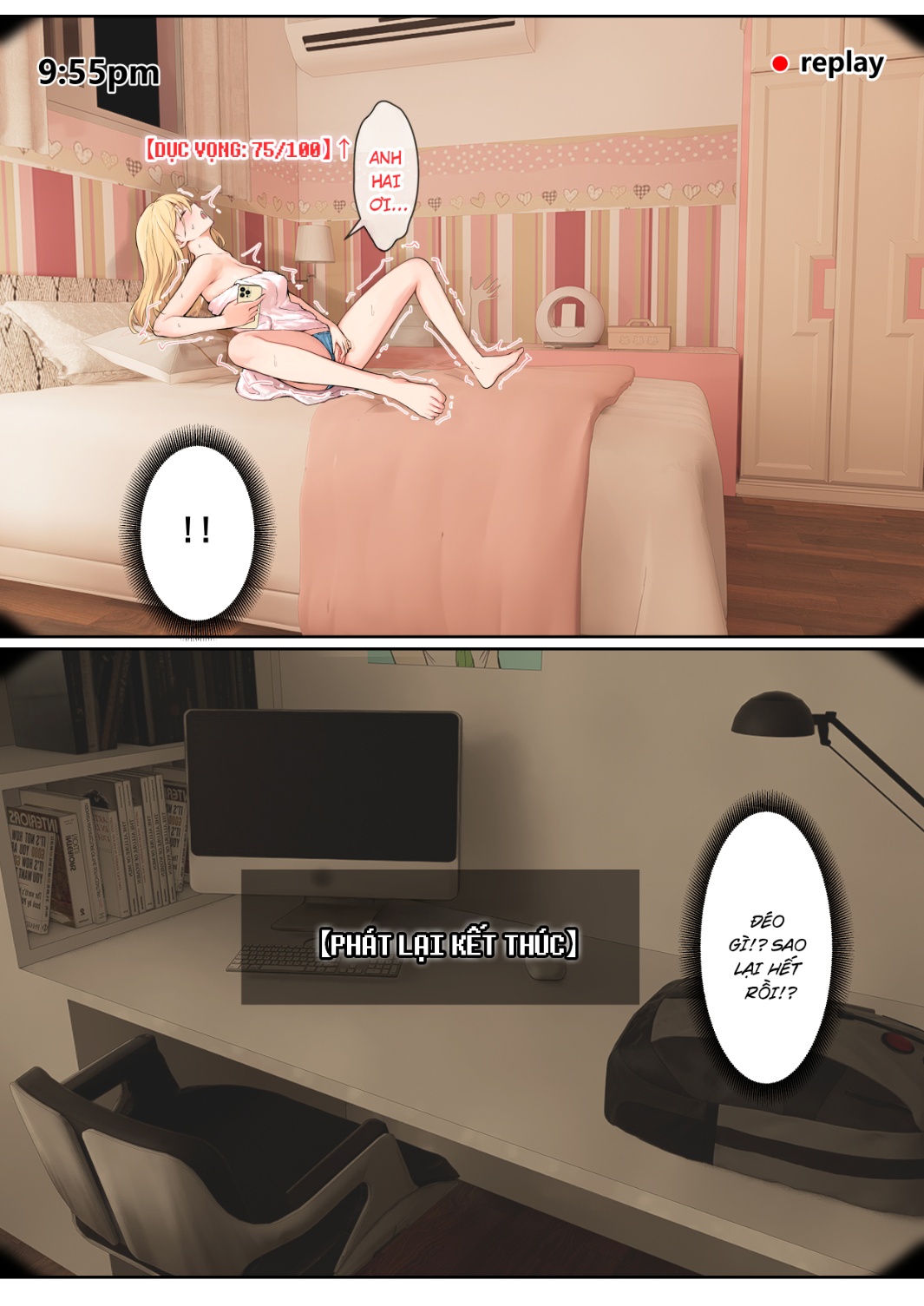 HentaiVN.net - Ảnh 22 - Ore no AR Megane wa Gimai no Samazama na Suuchi ga Mieru?! - Chap 5 Phòng em gái ● REC