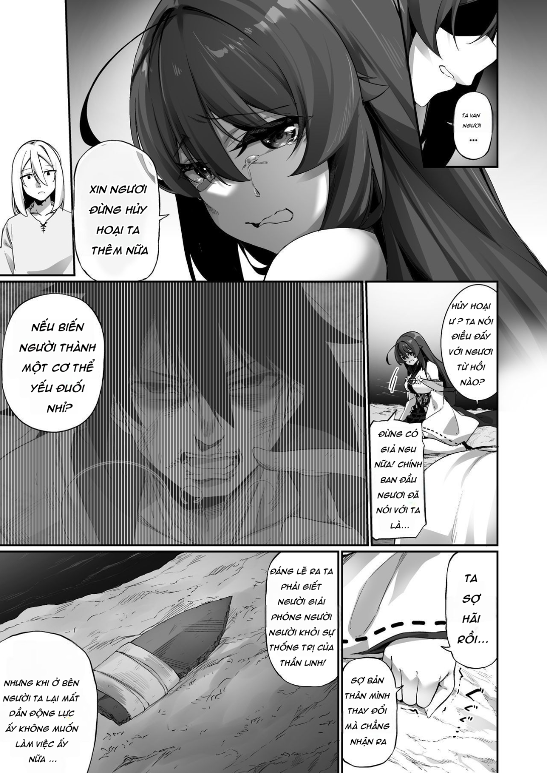 HentaiVN.net - Ảnh 24 - TS Miko-san wa Aragaitai! - Oneshot Ốm