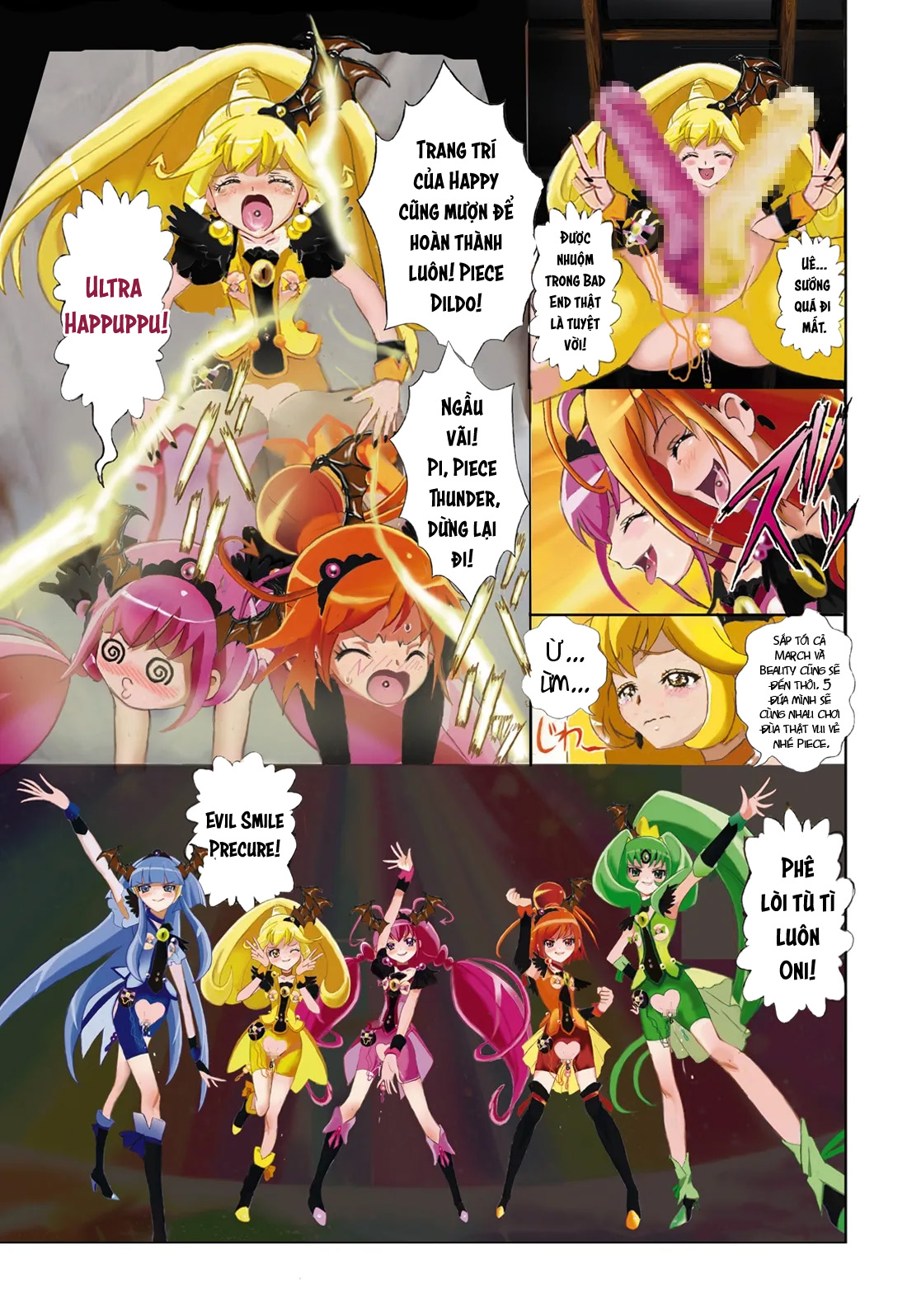 HentaiVN.net - Ảnh 24 - [Ero Tantei Jimusho] Evil Smile PreC*re! Bad End Full Color - Chap 1