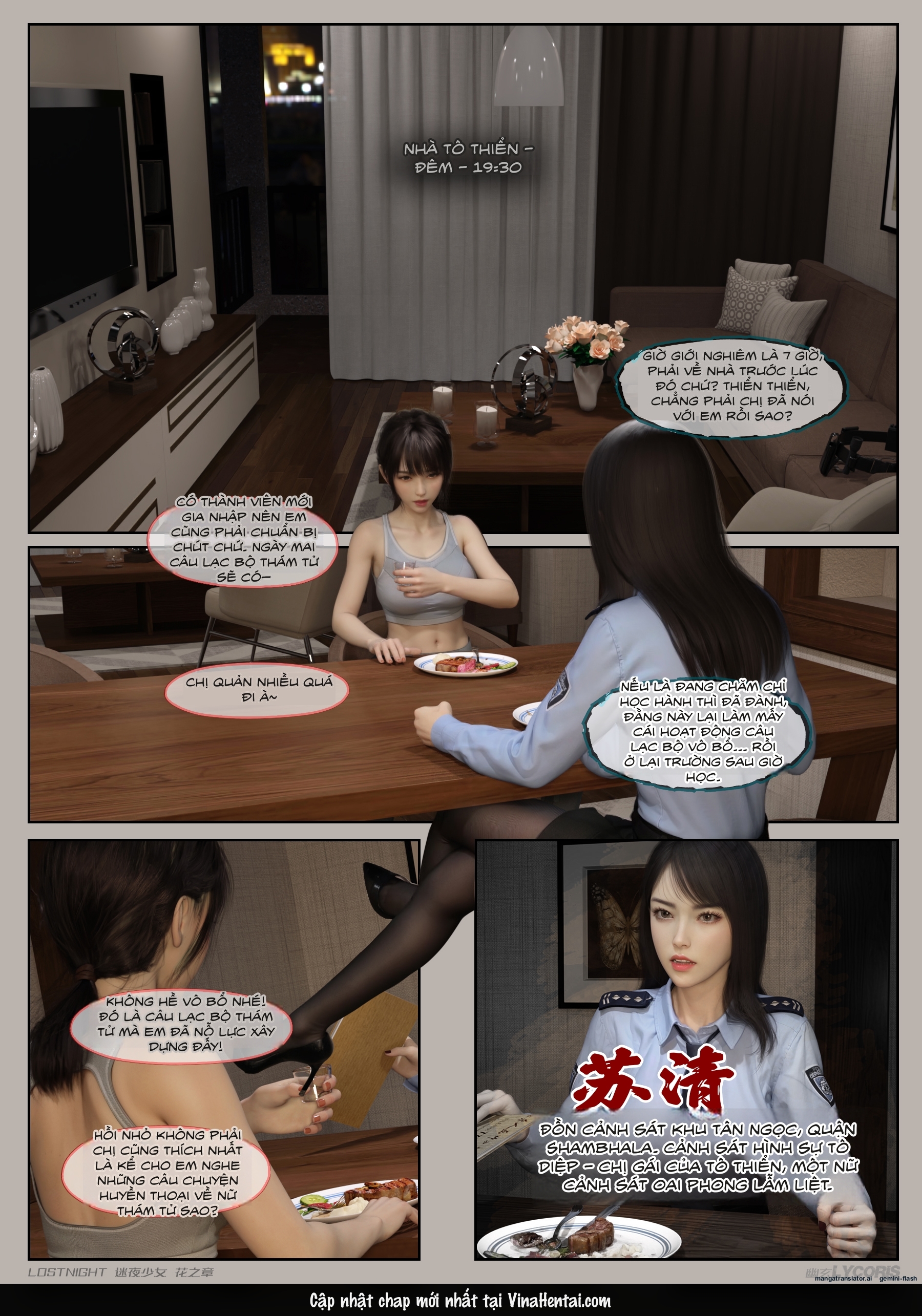 HentaiVN.net - Ảnh 24 - Thiếu Nữ Lạc Trong Đêm - Chương Của Hoa - Chương 1