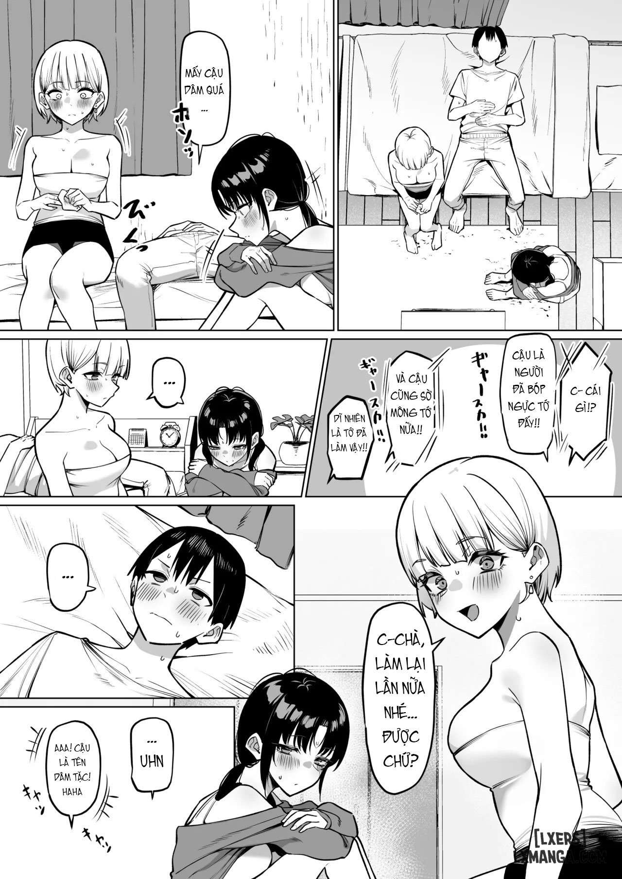 HentaiVN.net - Ảnh 22 - Câu Chuyện Về Việc Tôi Đã Hôn Nhau Với Hai Cô Bạn Của Tôi - Oneshot