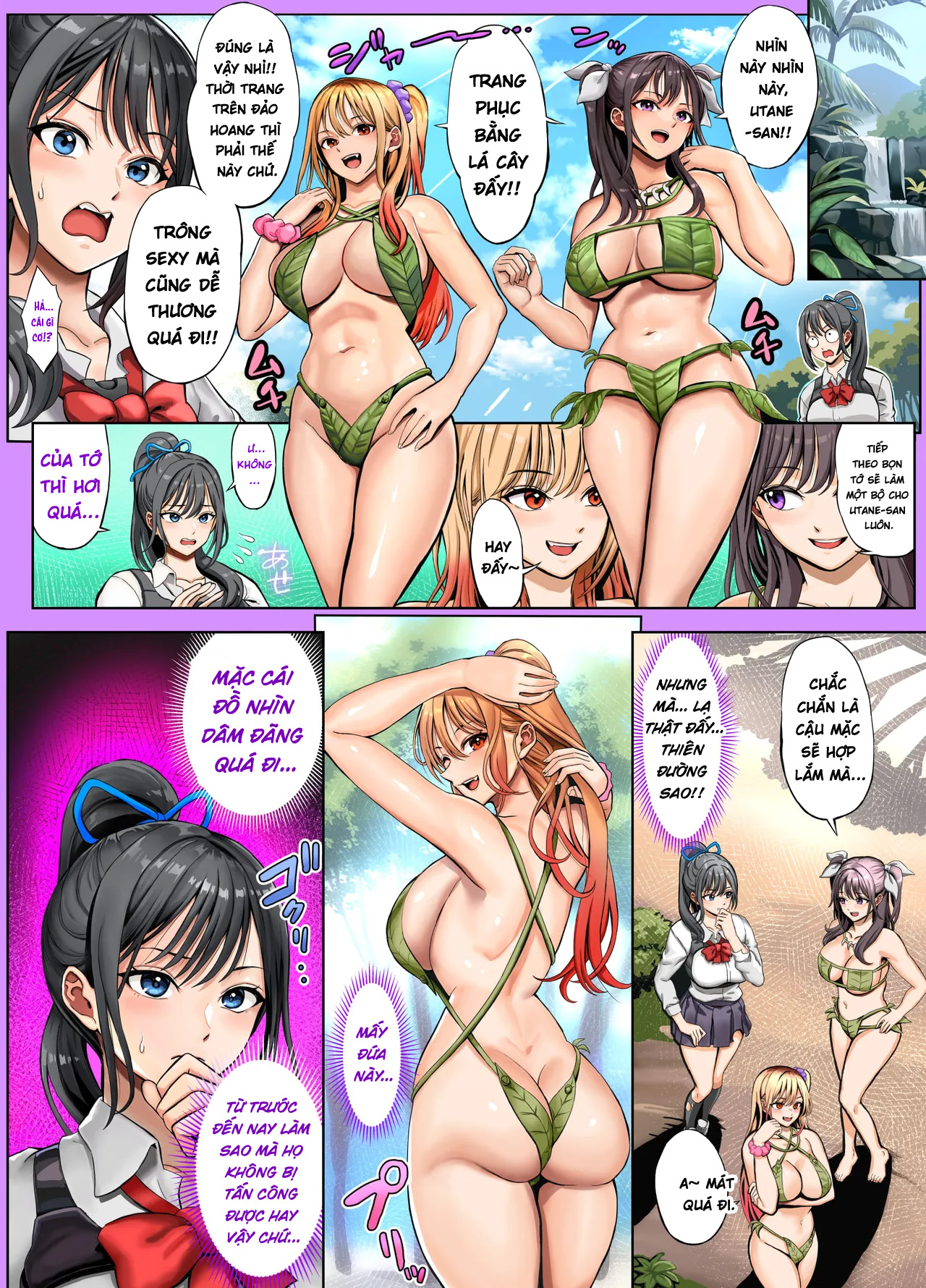 HentaiVN.net - Ảnh 26 - Mujintou Sounans Harem [無人島遭難ハーレム] - Chap 2