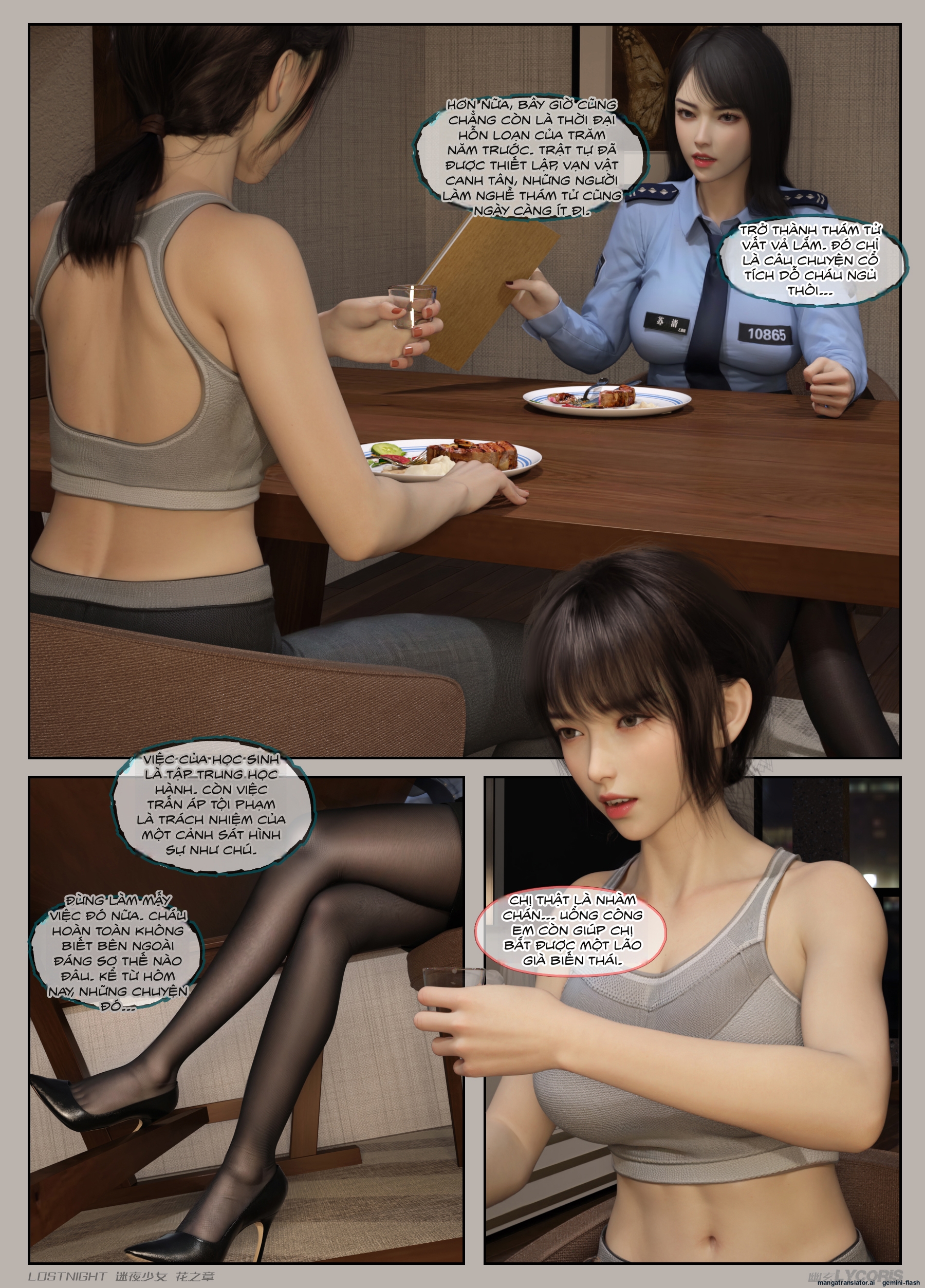 HentaiVN.net - Ảnh 25 - Thiếu Nữ Lạc Trong Đêm - Chương Của Hoa - Chương 1