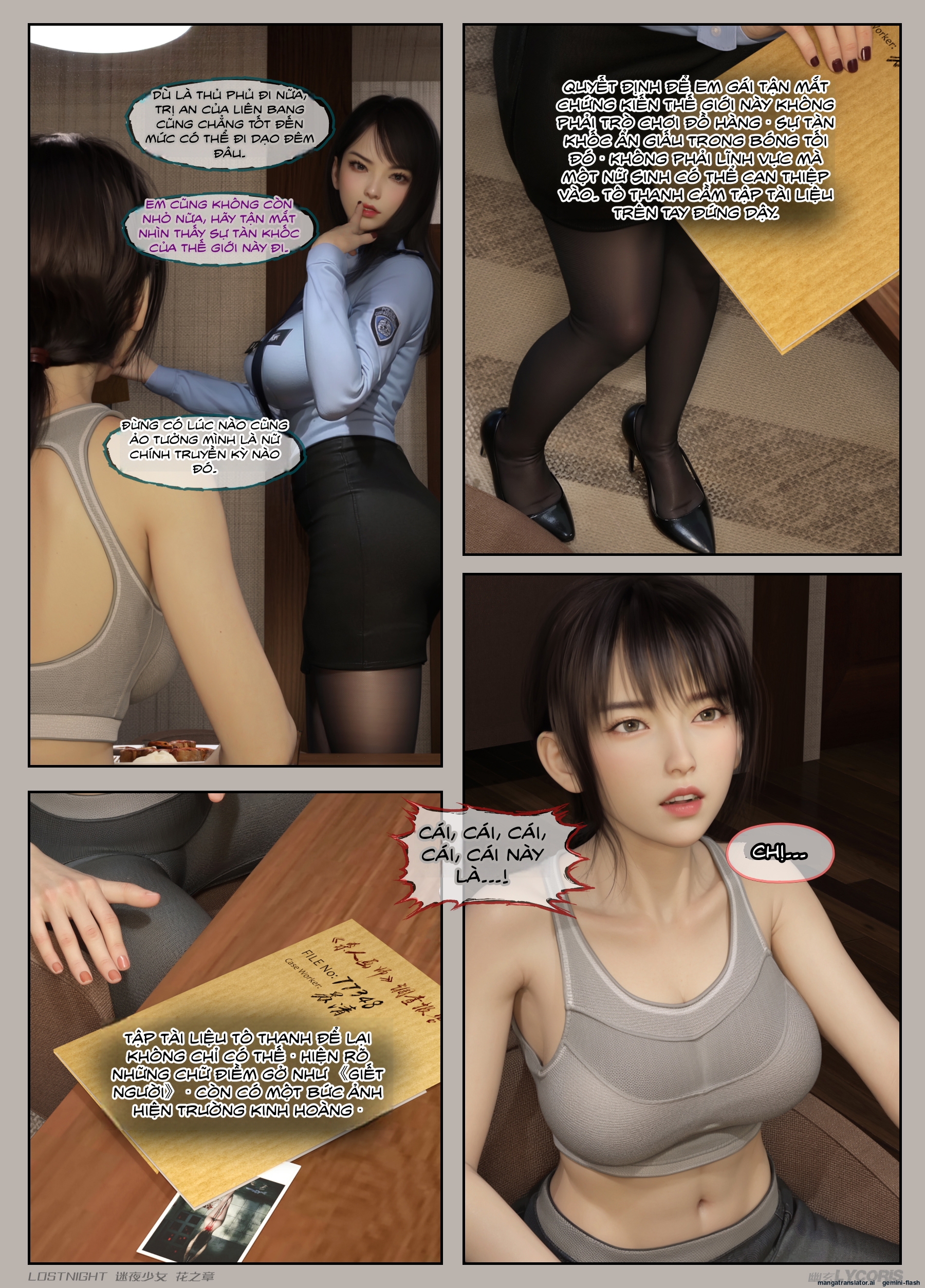 HentaiVN.net - Ảnh 26 - Thiếu Nữ Lạc Trong Đêm - Chương Của Hoa - Chương 1