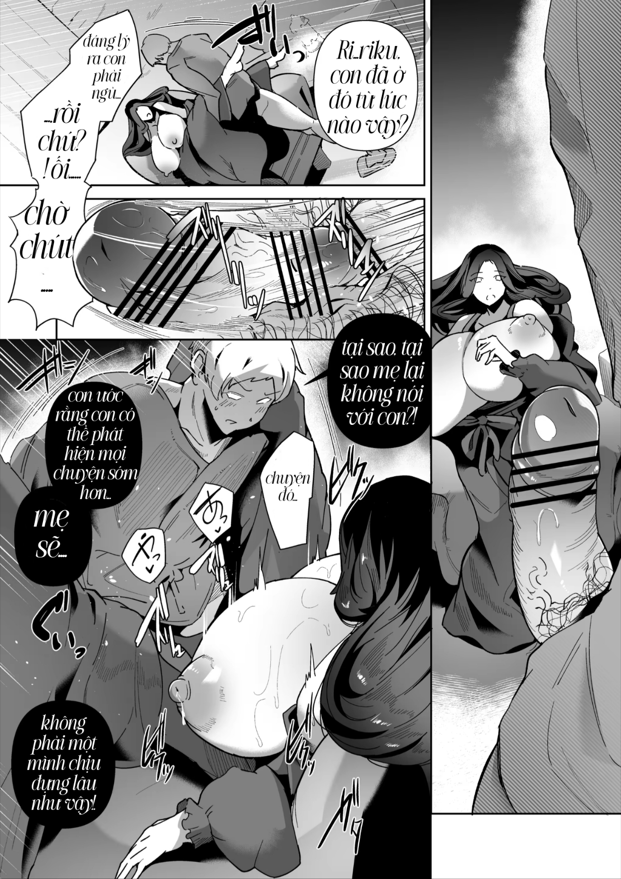 HentaiVN.net - Ảnh 27 - Elf no Youbo - Aisuru Mama to Ecchi na Shikitari ri - Chap 1