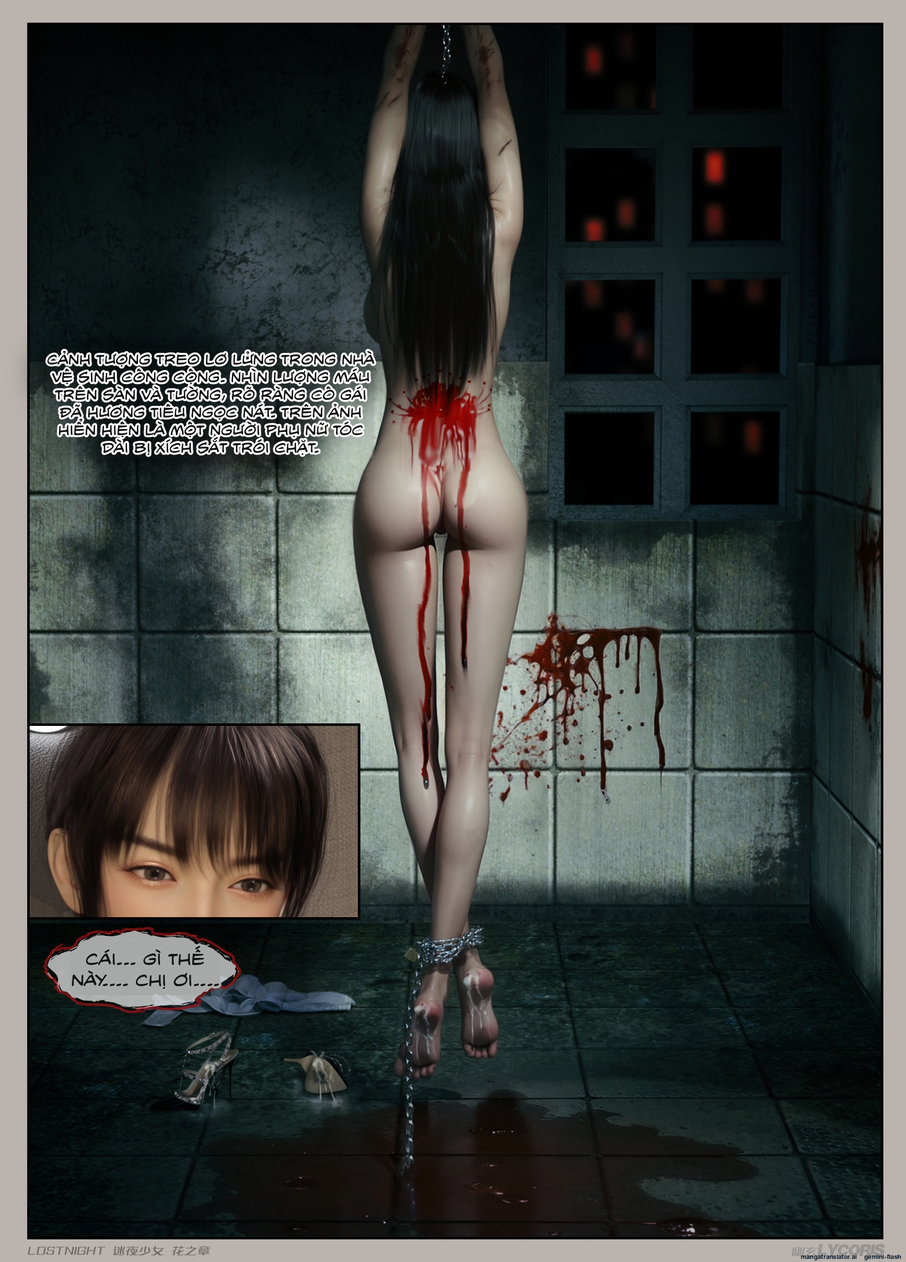 HentaiVN.net - Ảnh 27 - Thiếu Nữ Lạc Trong Đêm - Chương Của Hoa - Chương 1