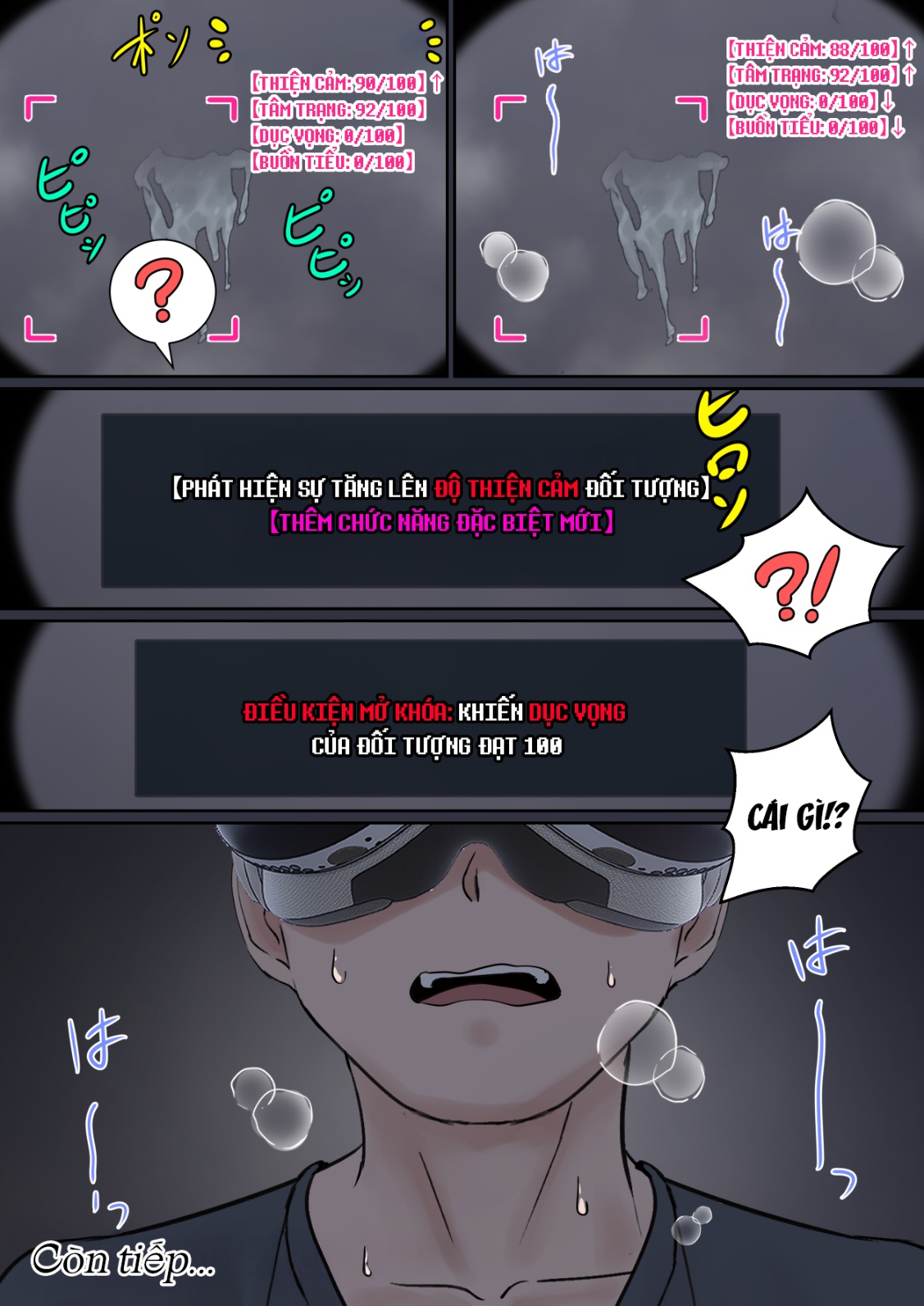 HentaiVN.net - Ảnh 28 - Ore no AR Megane wa Gimai no Samazama na Suuchi ga Mieru?! - Chap 1 [Thiện cảm_ác cảm_Dục vọng] Tùy chọn đặc biệt [???]