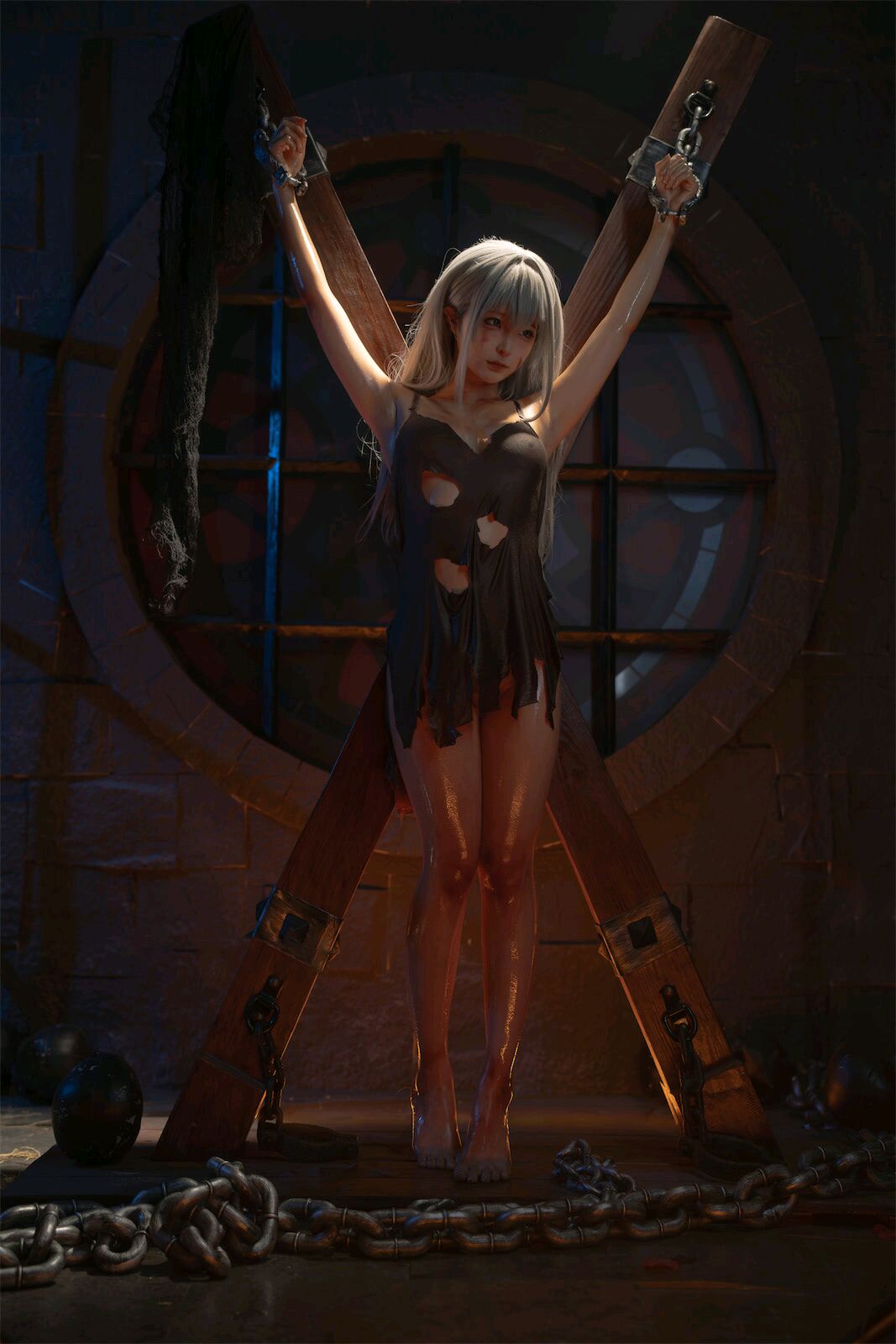 HentaiVN.net - Ảnh 28 - Chun Momo – cosplay nhân vật Sylvie - Teaching Feeling ～Sylvie～