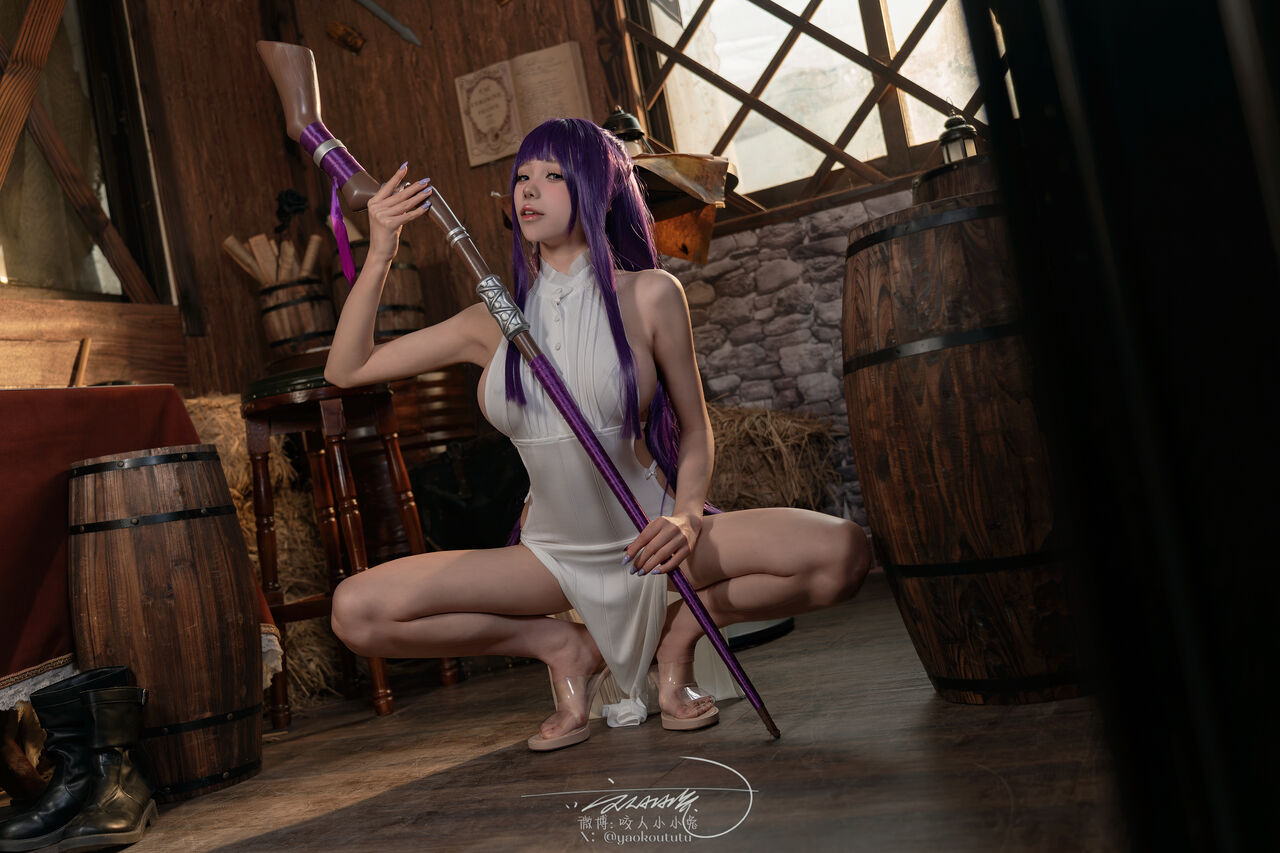 HentaiVN.net - Ảnh 28 - Cosplay Fern 黏黏团子兔 - 酩酊大喷菇 - Cosplay Fern