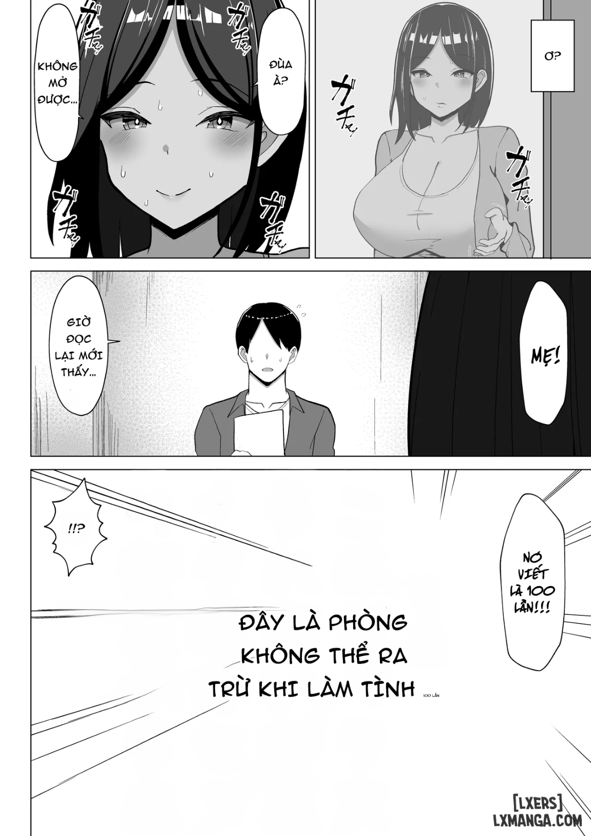 HentaiVN.net - Ảnh 27 - Kaa-chan to Sex Shinai to Derarenai Heya ~Kuchiurusai Haha to Hankouki no Ore~ - Chap 1