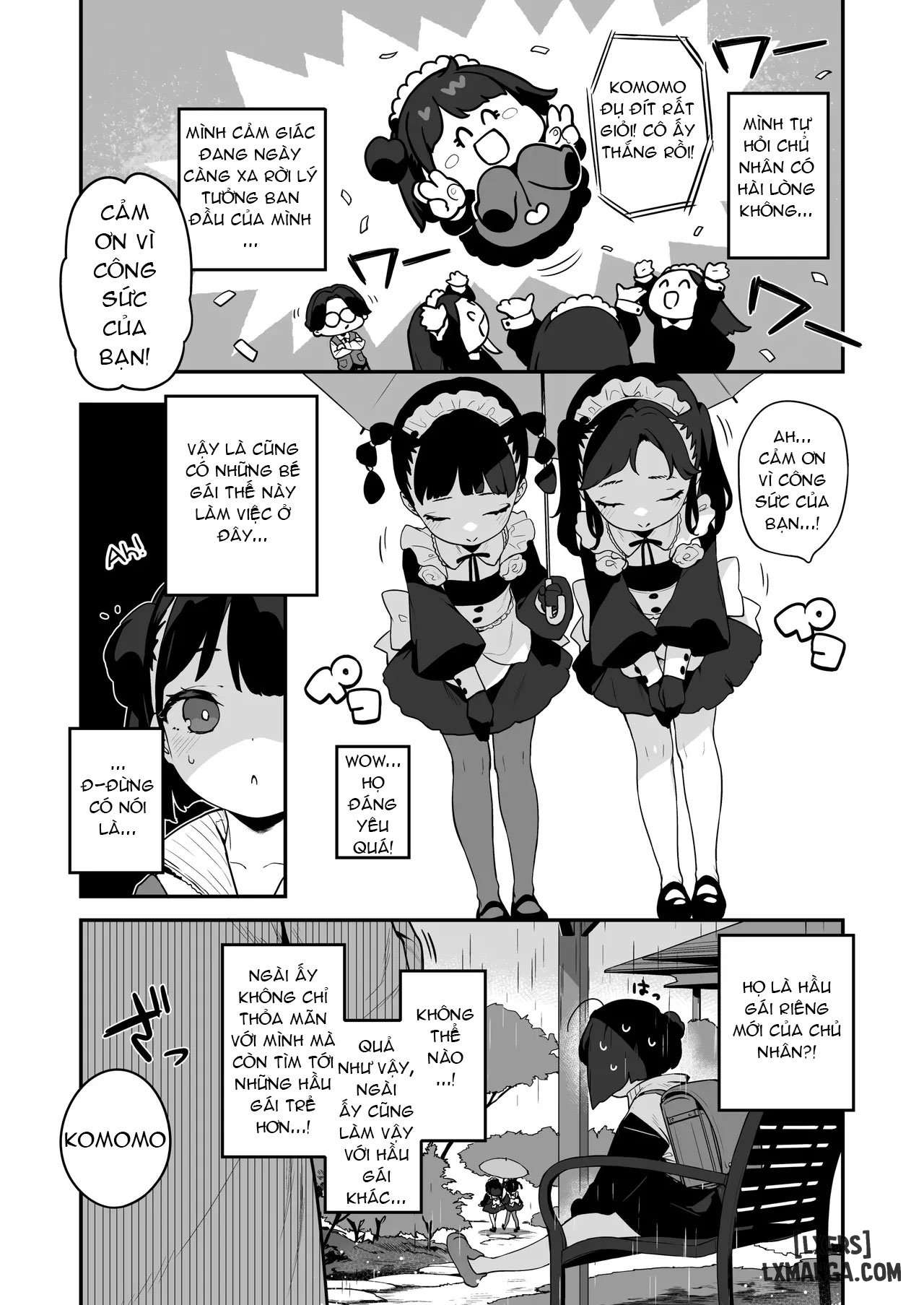 HentaiVN.net - Ảnh 26 - Komomo Là Hầu Gái Loli Kiêm Bồn Chứa Tinh Cho Riêng Chủ Nhân - Chap 1