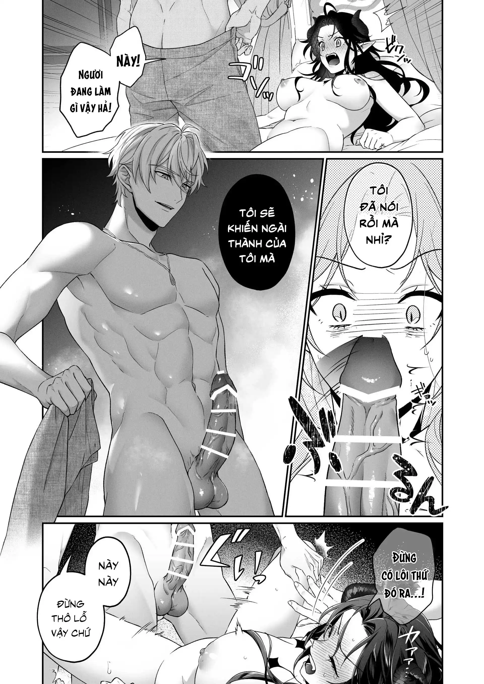 HentaiVN.net - Ảnh 29 -  Ma Vương Ngây Thơ Vô Tri Bị Dũng Sĩ Cuồng Tình Bắt Giữ - Chap 1