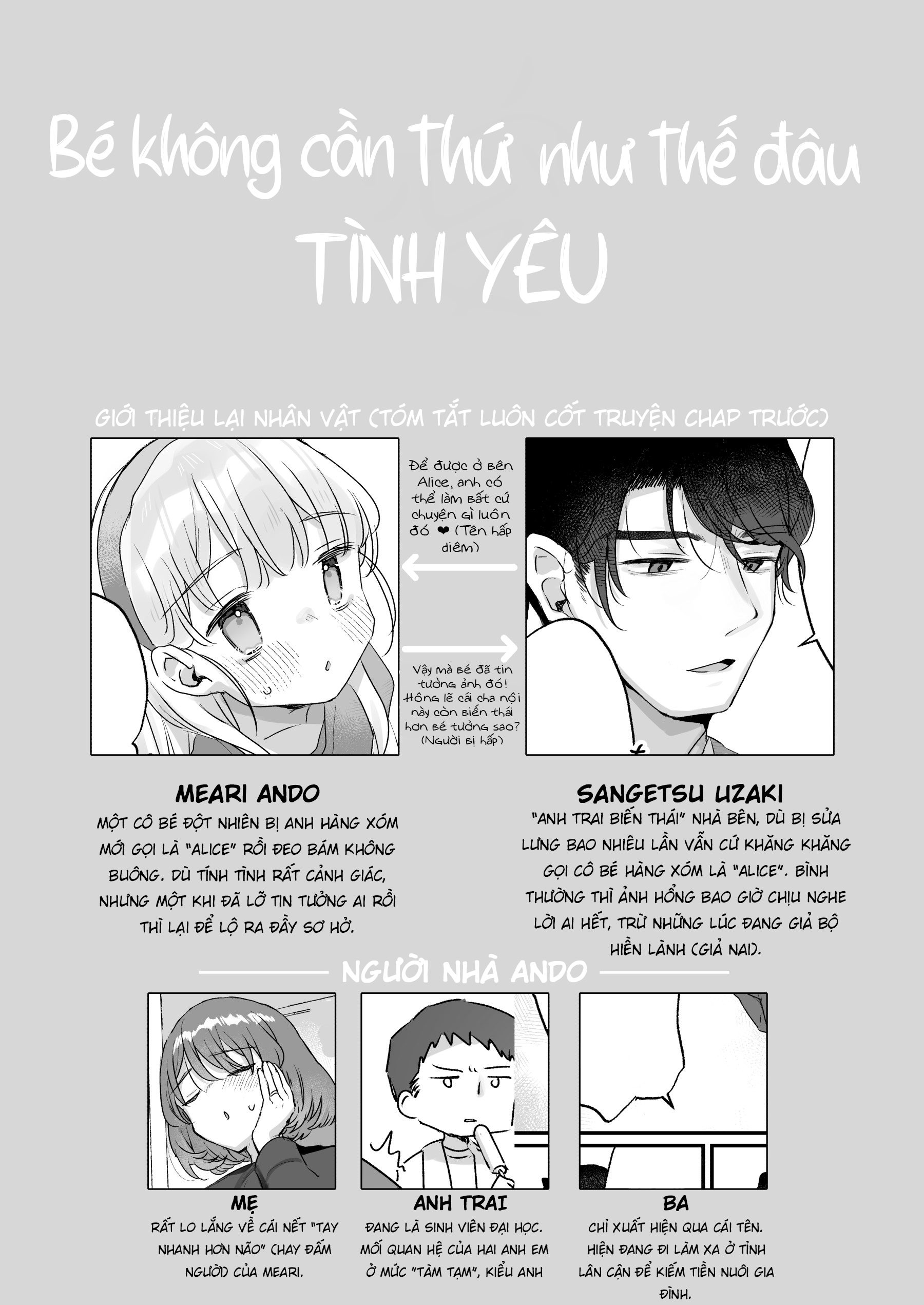 HentaiVN.net - Ảnh 3 - Anh hàng sớm lập dị cứ gọi bé là Alice - Chap 2