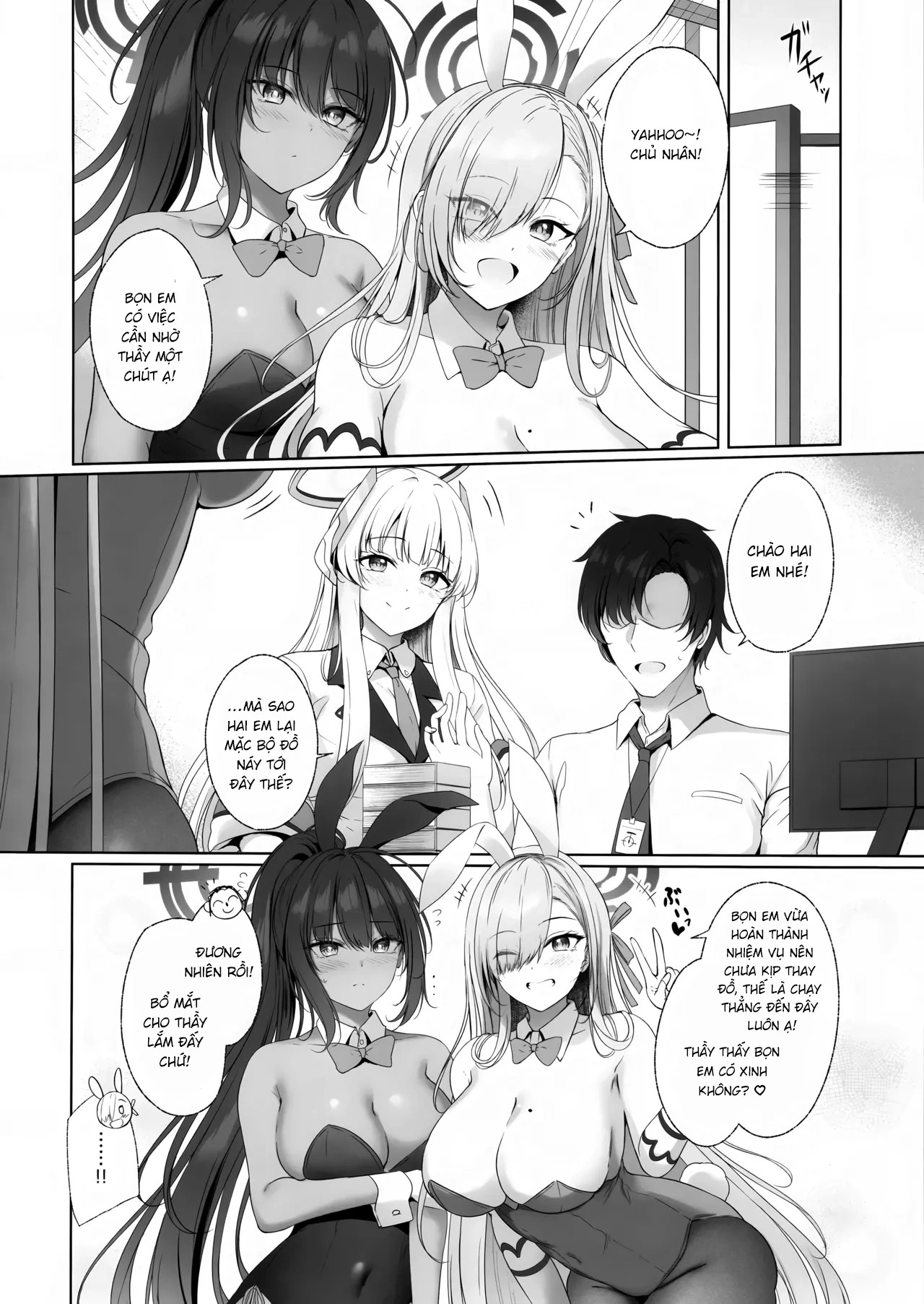 HentaiVN.net - Ảnh 3 - Sensei, chuyện quản lý cứ để em lo ạ 2. - Chap 2