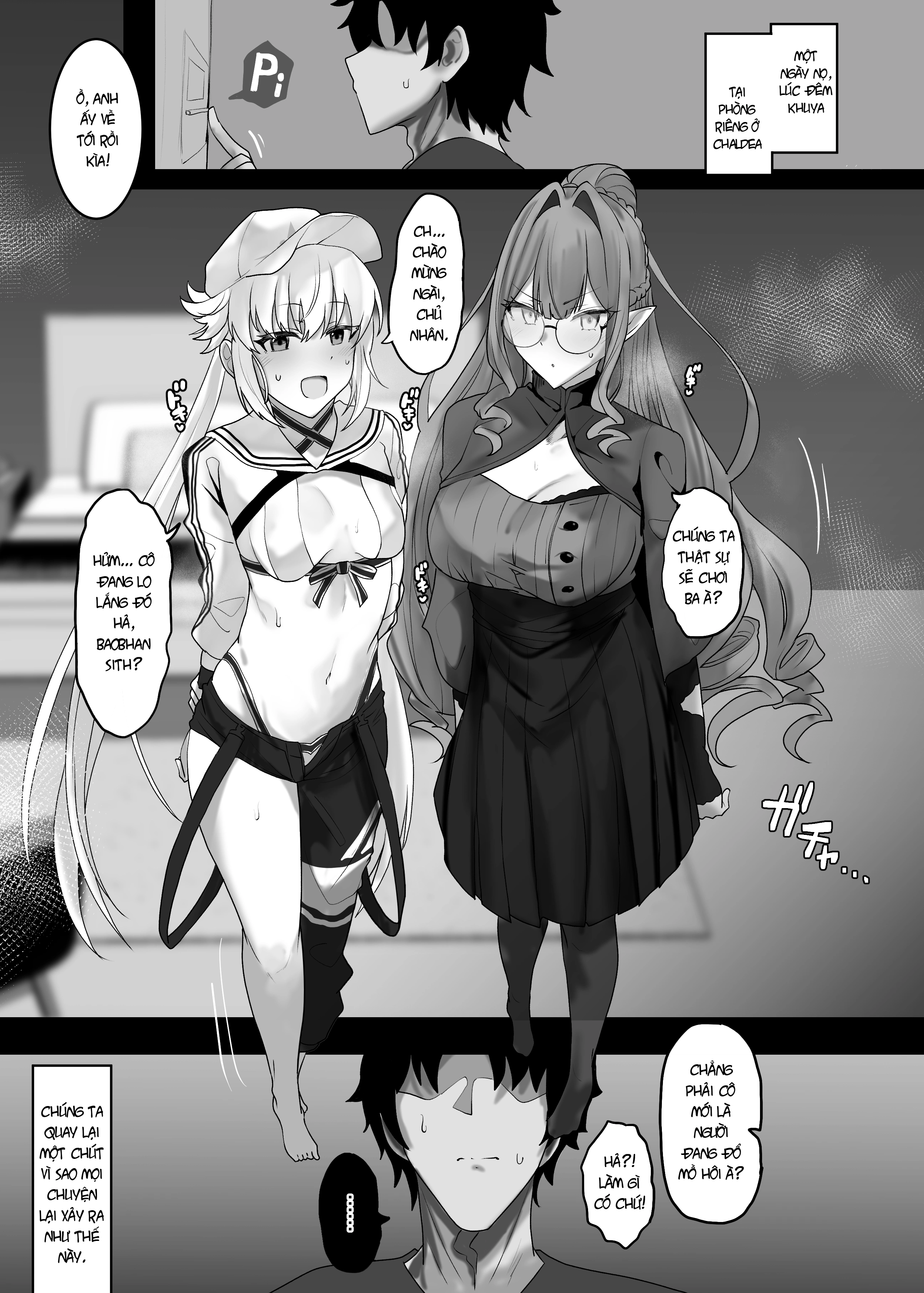 HentaiVN.net - Ảnh 4 - Có muốn làm tình tay ba không? - oneshot