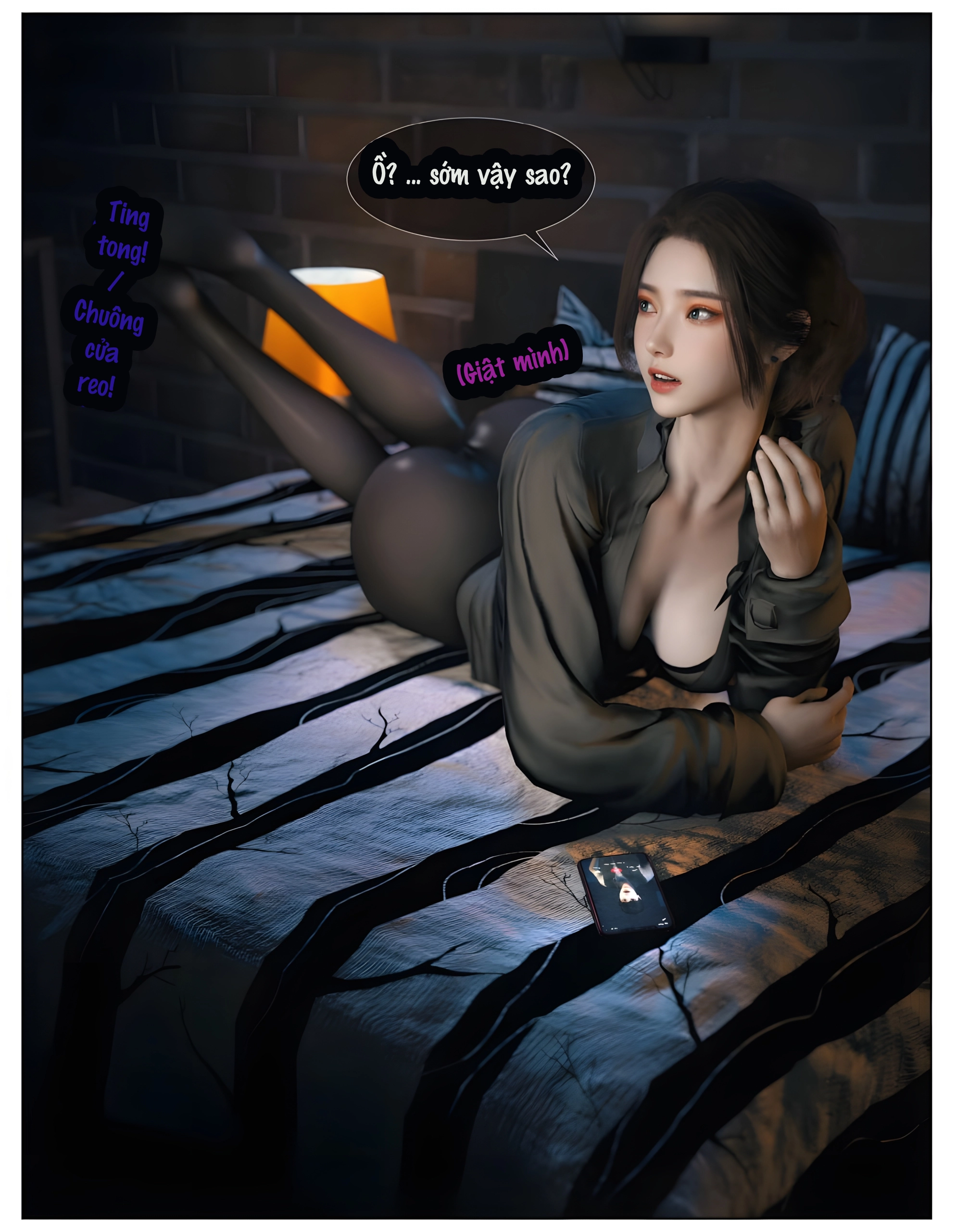HentaiVN.net - Ảnh 3 - Buổi Học Kèm Đặc Biệt Của Cô Vợ Lâm Duệ - Full Oneshot (1 + 2 ) không lỗi thứ tự ảnh