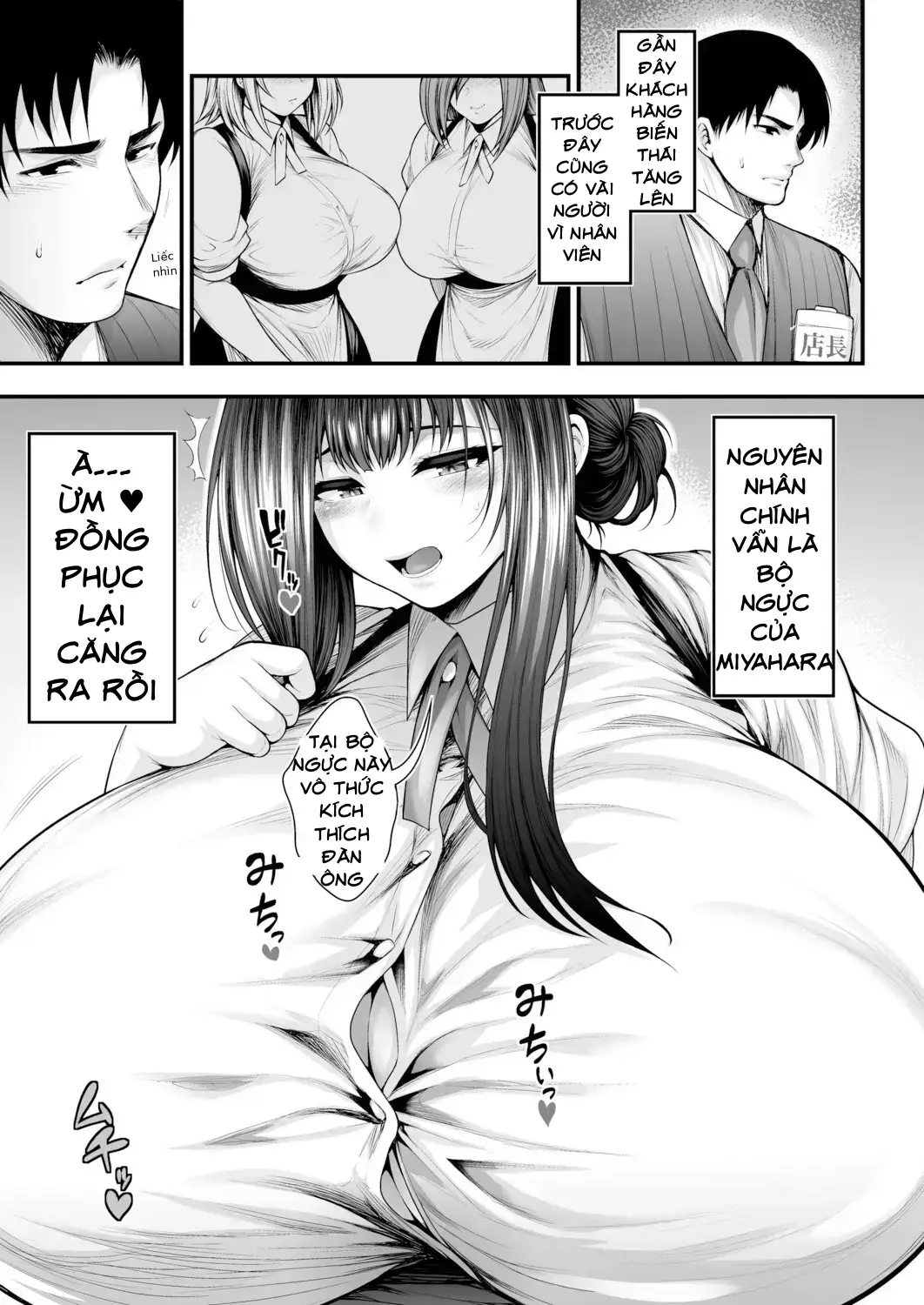 HentaiVN.net - Ảnh 3 - Đã Có Bạn Gái Nhưng Không Thể Cưỡng Lại Cô Nhân Viên Ngực Khủng - One Shot