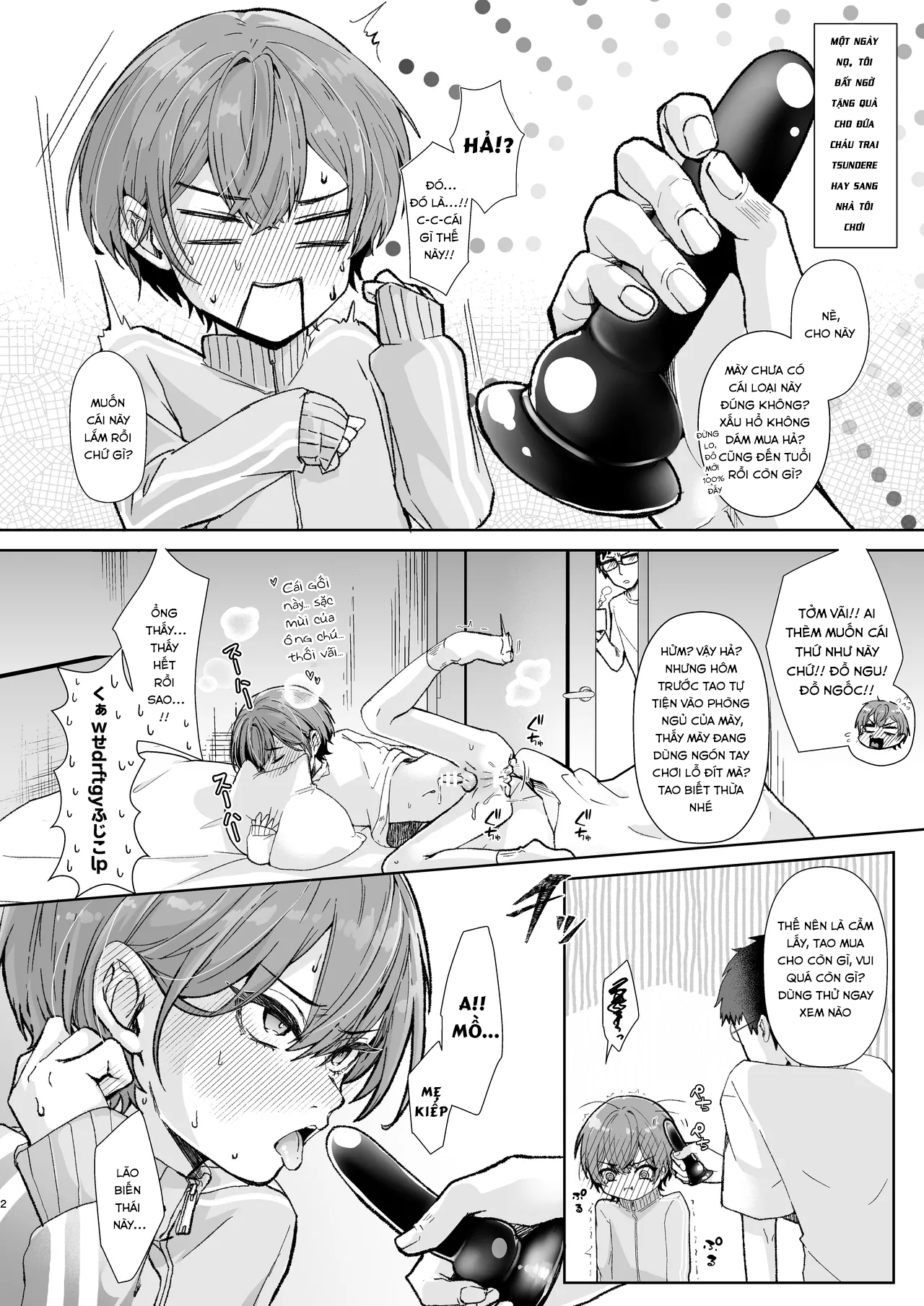 HentaiVN.net - Ảnh 5 - Ông chú và cháu trai - Oneshot ngắn
