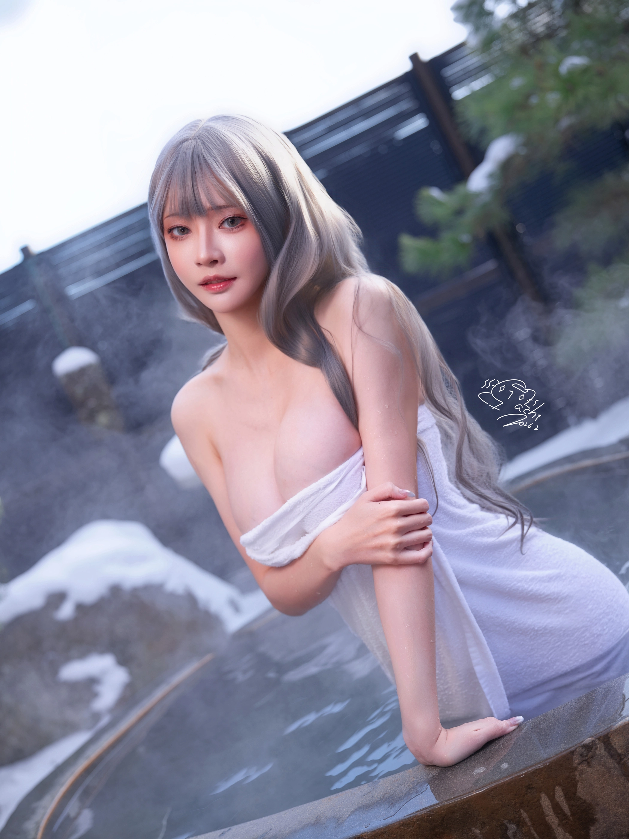 HentaiVN.net - Ảnh 31 - Machi馬吉 – Onsen “103 photos” - Chap 1