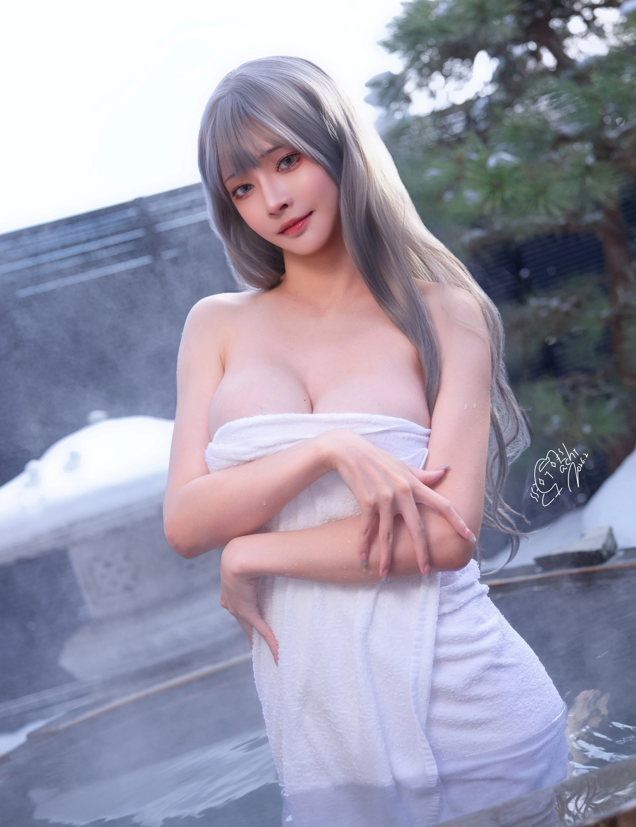 HentaiVN.net - Ảnh 32 - Machi馬吉 – Onsen “103 photos” - Chap 1
