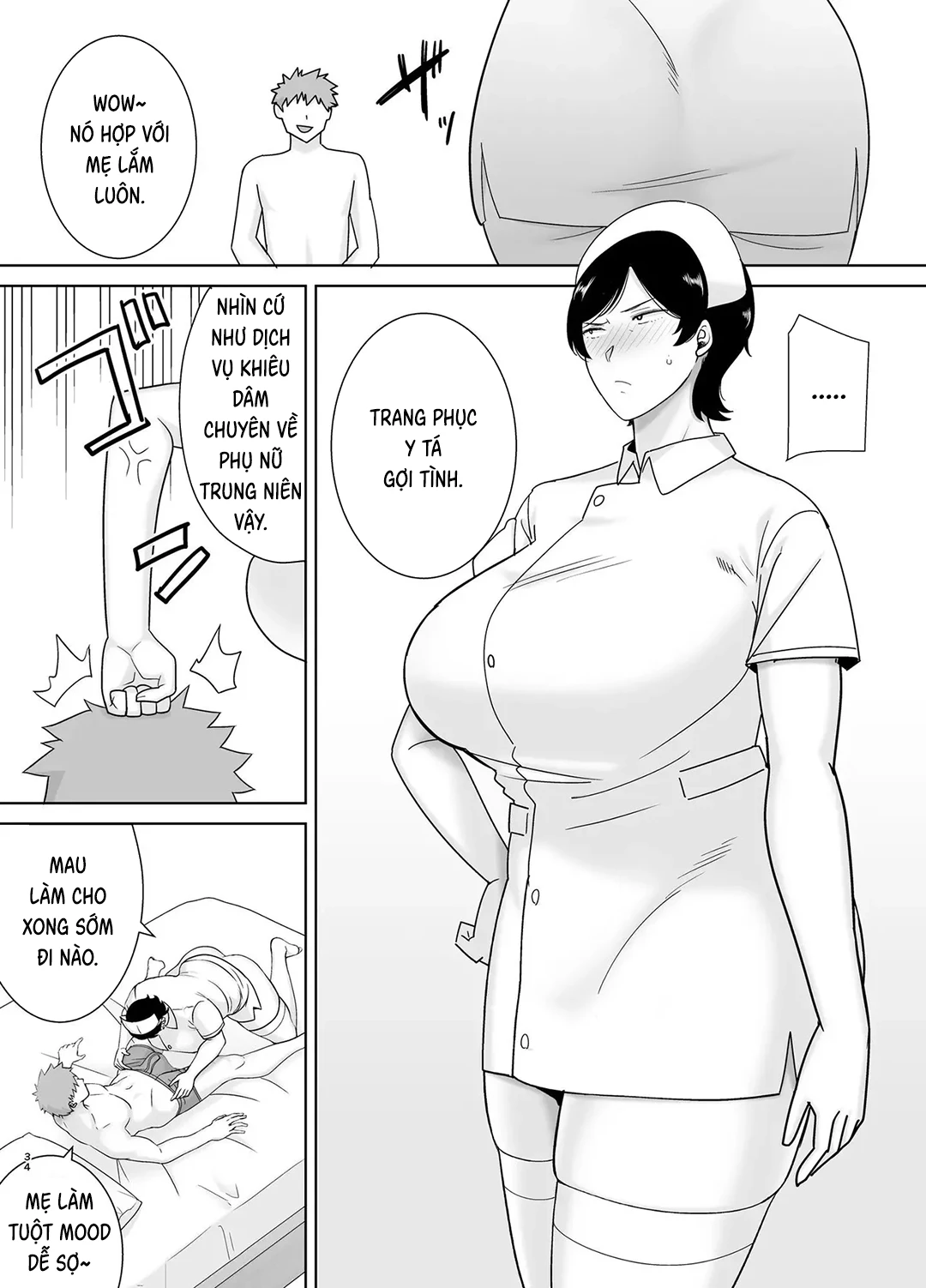 HentaiVN.net - Ảnh 33 - Mẹ cũng là phụ nữ - Chap 4
