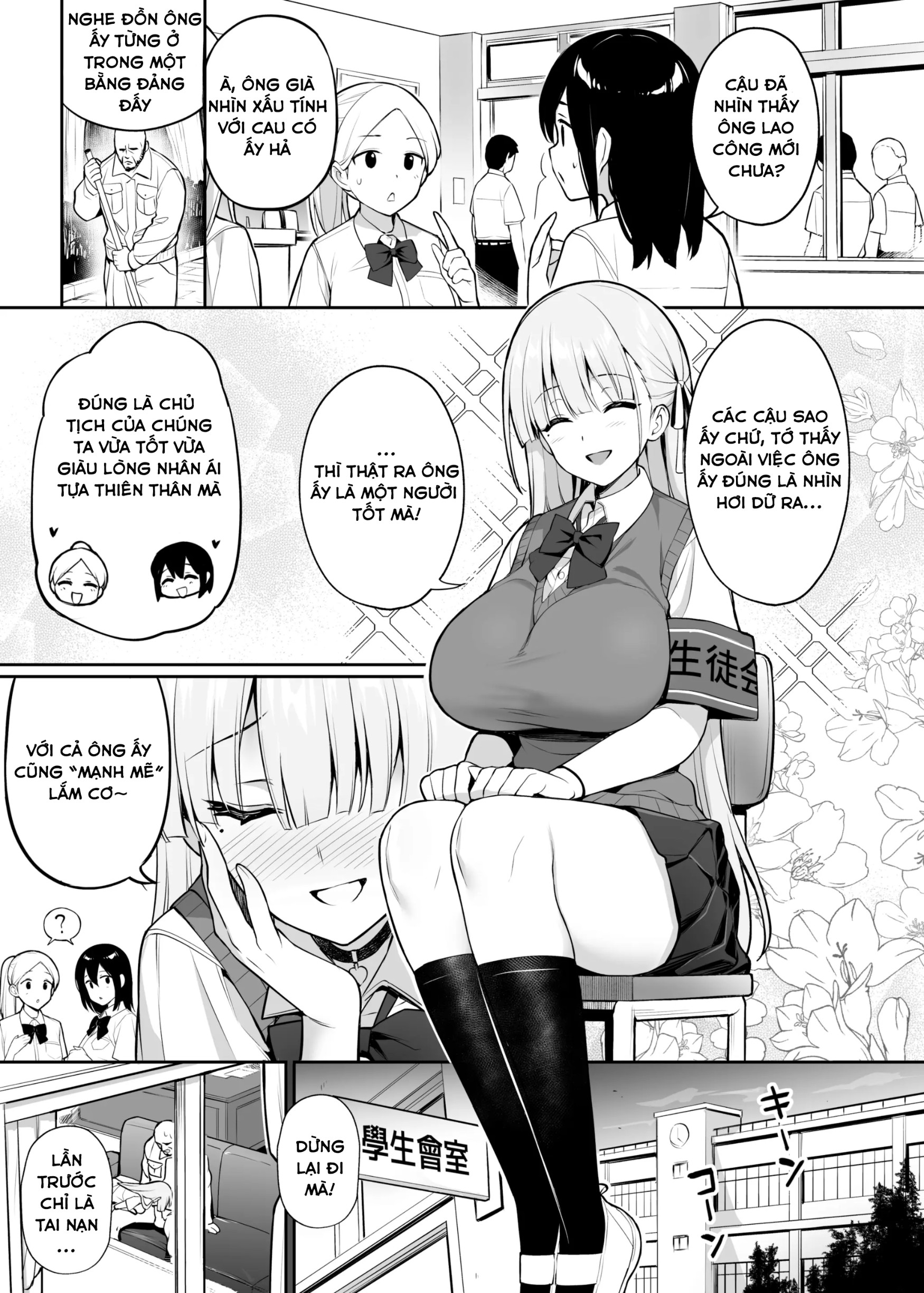 HentaiVN.net - Ảnh 32 - Akogare no Seitokaichou ga Kyonyuu Sugiru Ken - Phần 1 - Chap 1, 2, 3 - Full 3 chap