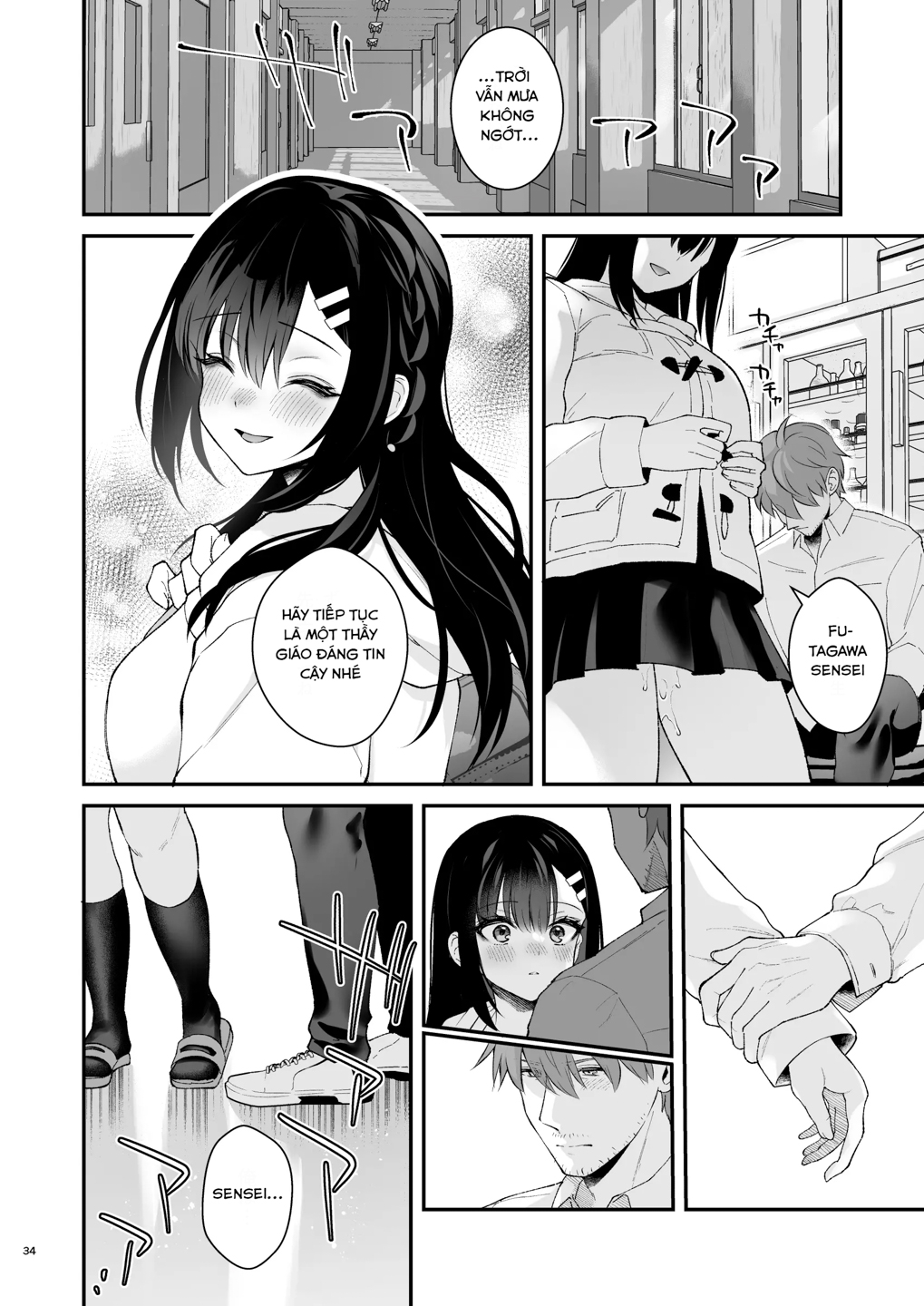 HentaiVN.net - Ảnh 31 - Em yêu thầy, Sensei! - Chương 1 - Mưa tháng Ba