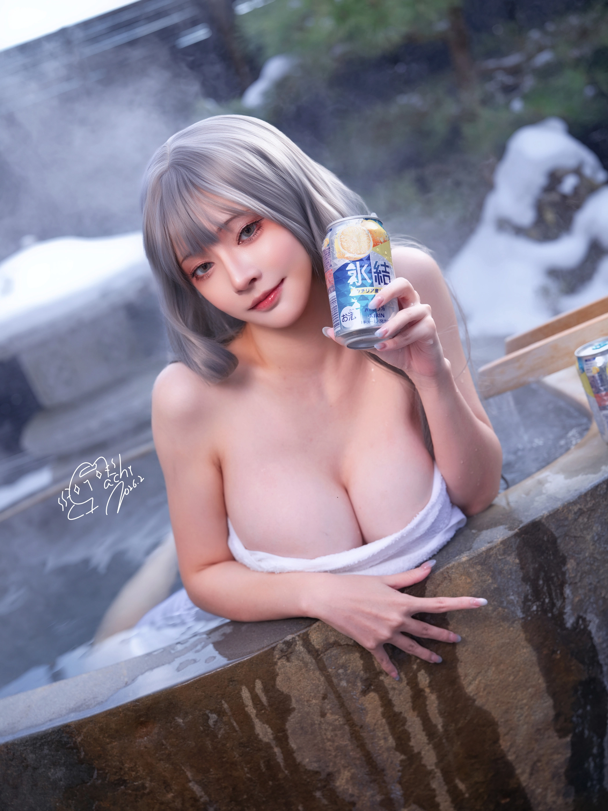 HentaiVN.net - Ảnh 34 - Machi馬吉 – Onsen “103 photos” - Chap 1
