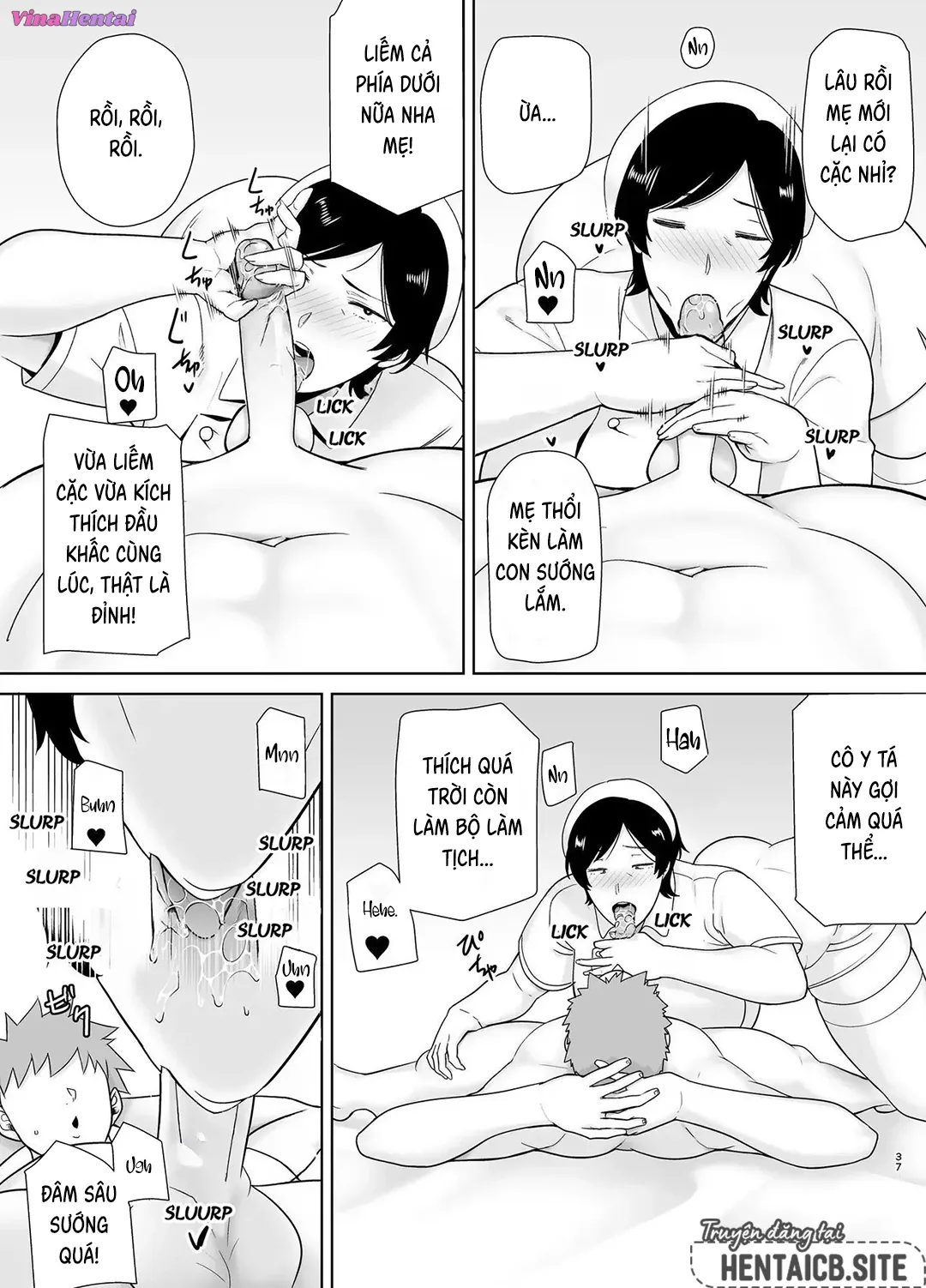 HentaiVN.net - Ảnh 36 - Mẹ cũng là phụ nữ - Chap 4