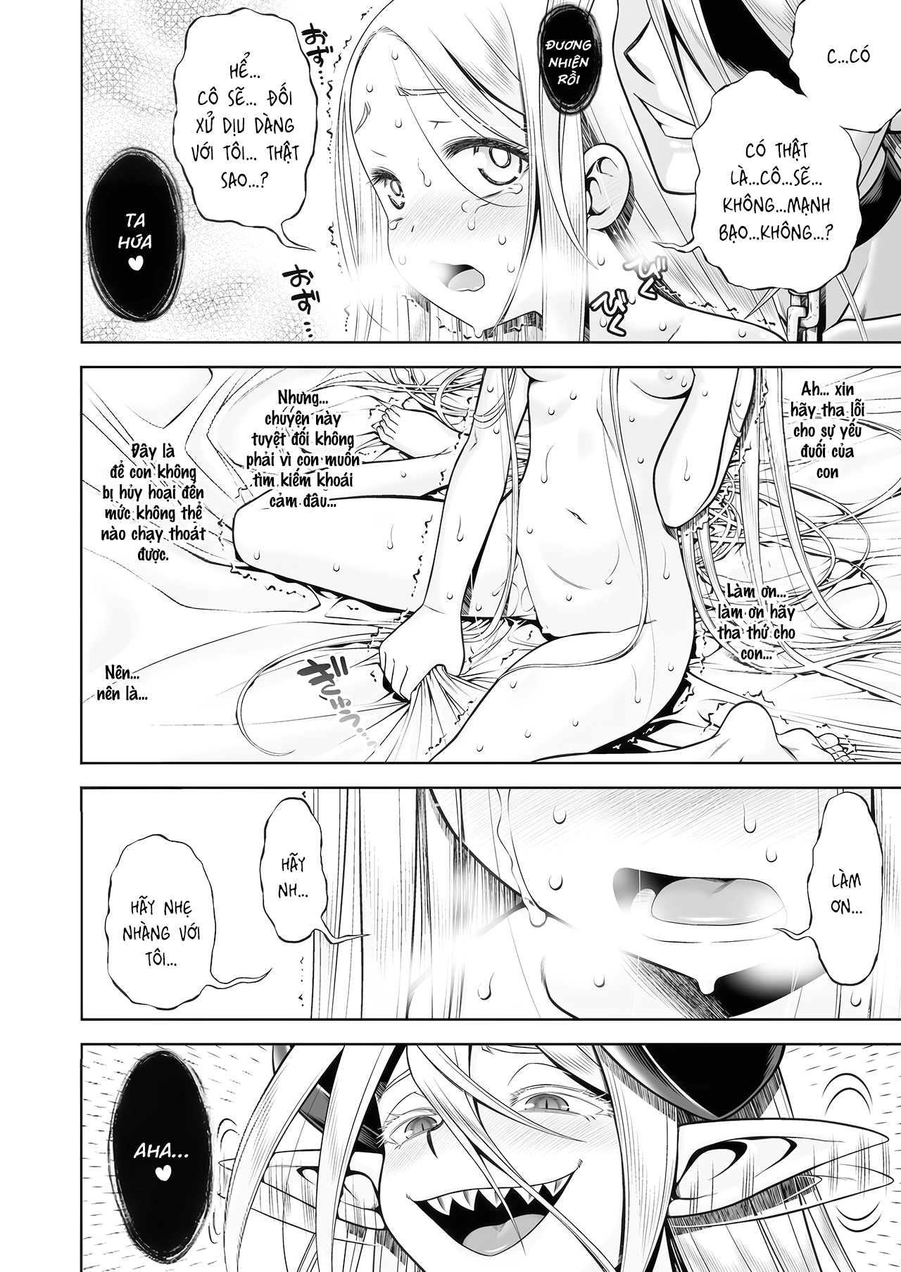 HentaiVN.net - Ảnh 36 - Đoạ Lạc Thánh Nữ Và Dâm Yêu - Chap 2: 82 Trang Bùng Lổ