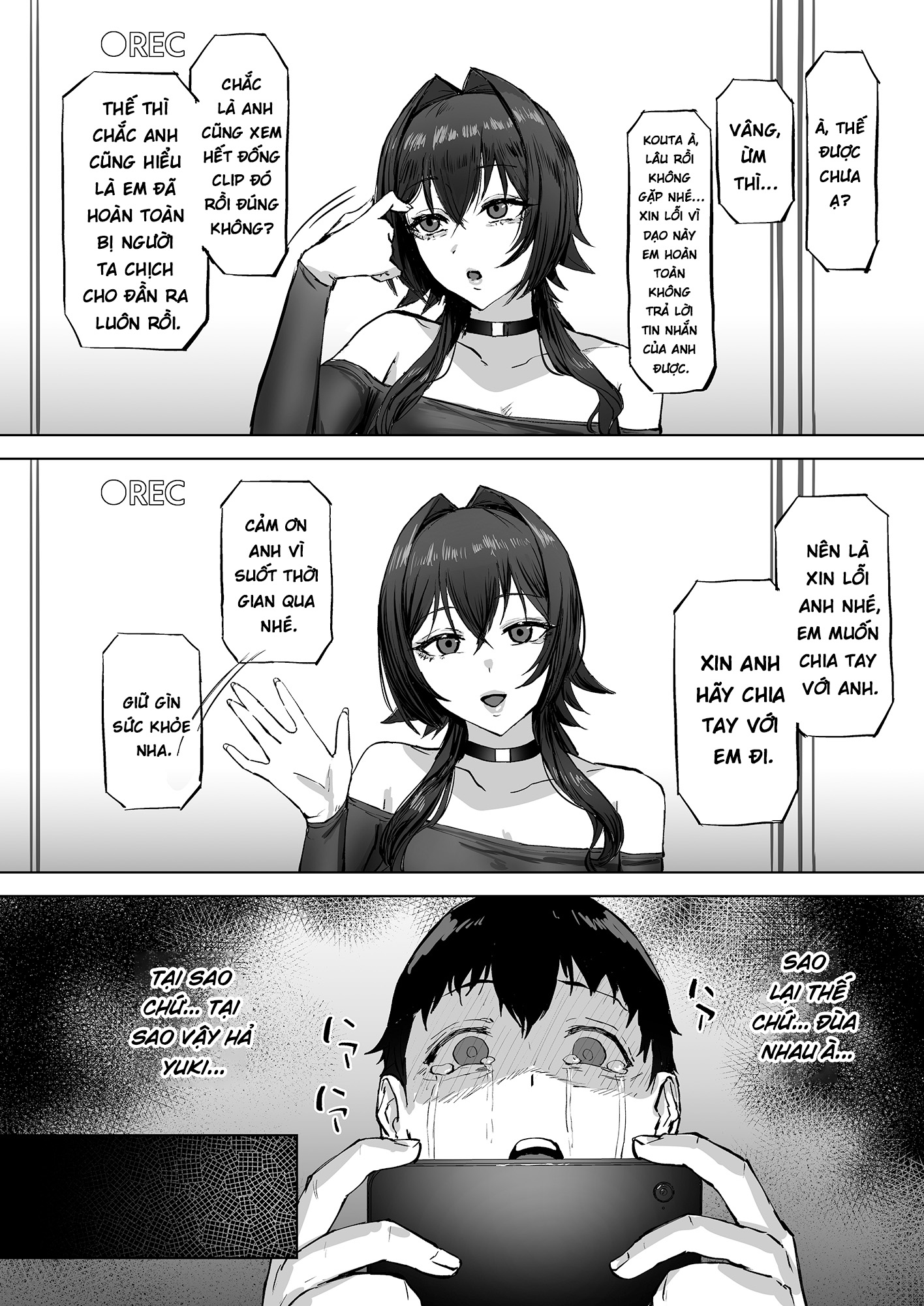 HentaiVN.net - Ảnh 36 - Netorase kurabu ni okuridashita fukanshō no daunā kanojo no hōkoku - Oneshot