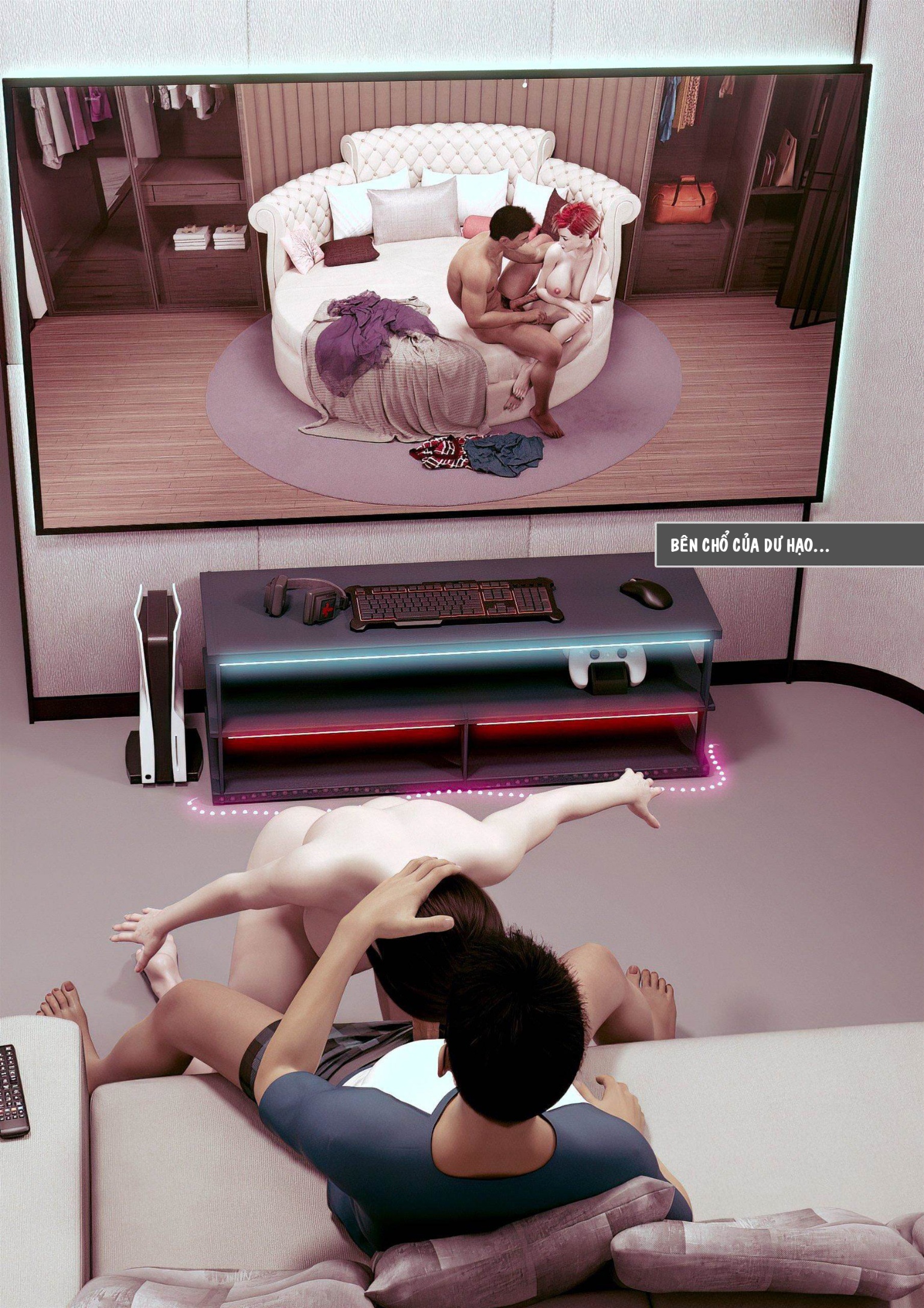 HentaiVN.net - Ảnh 37 - Ham Muốn Kì Lạ Với Mẹ - Chương 4 Để Mẹ Diễn Lại Cho Con Xem