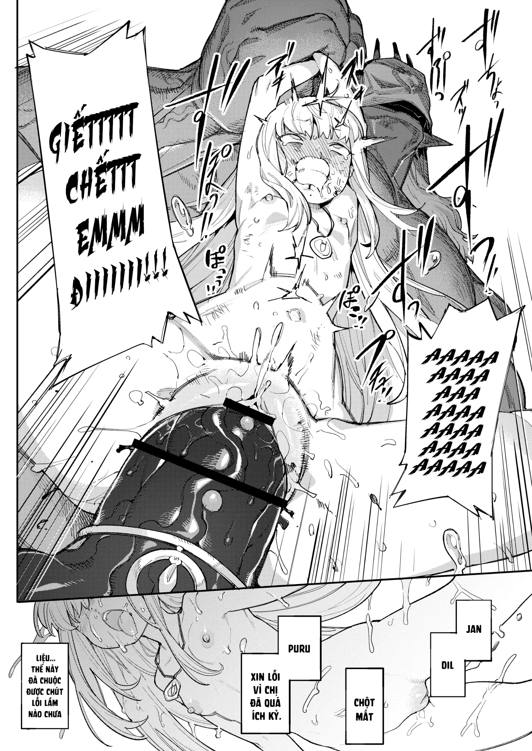 HentaiVN.net - Ảnh 38 - Thánh Nữ Bồn Chứa Blanca [Chương 2] ~Thánh Điện bên hẻm núi Neroaras~ - oneshot