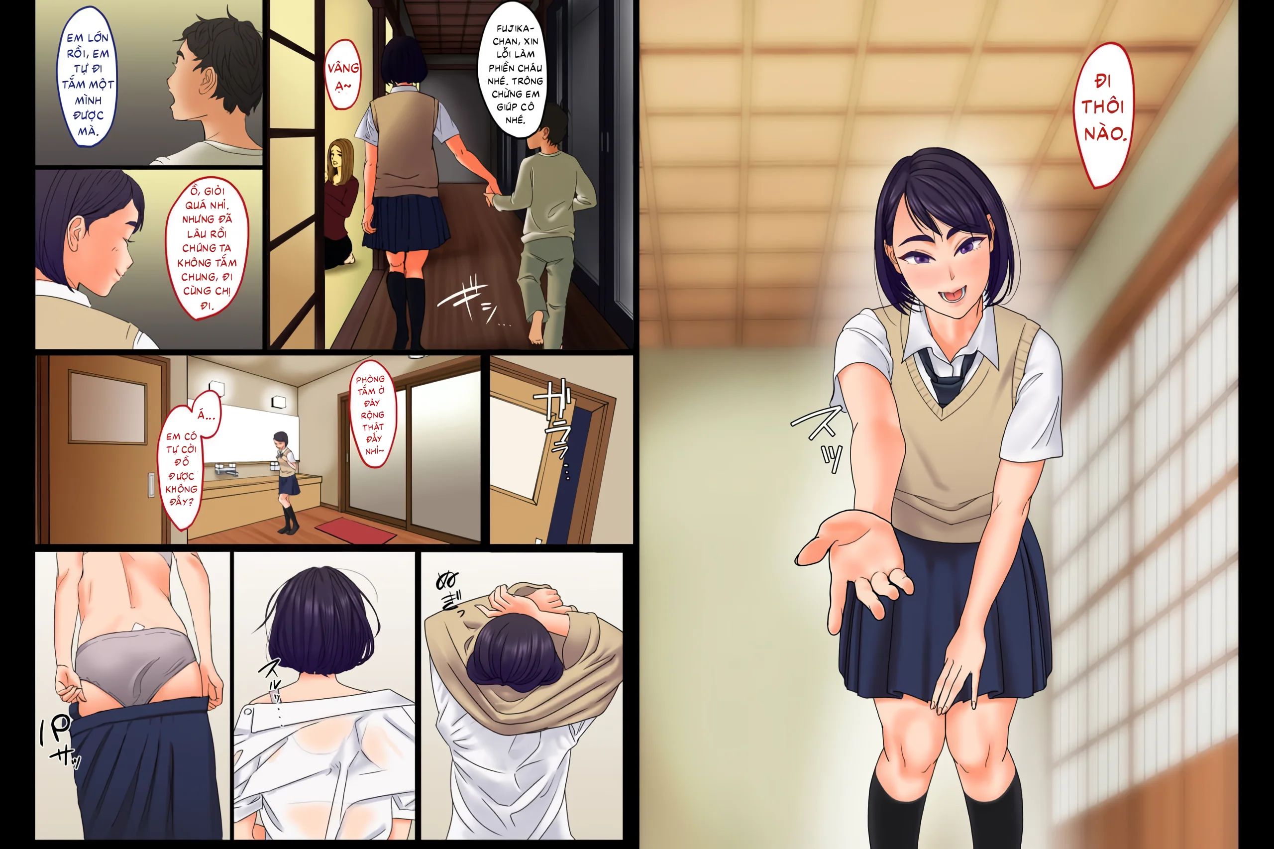 HentaiVN.net - Ảnh 4 - "...Kyou dake da yo" ~Oshi ni Yowai Isourou Saki no Onee-san to Asa made Ecchi~ - Chap 1