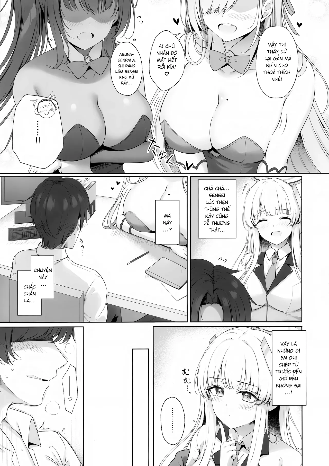 HentaiVN.net - Ảnh 4 - Sensei, chuyện quản lý cứ để em lo ạ 2. - Chap 1