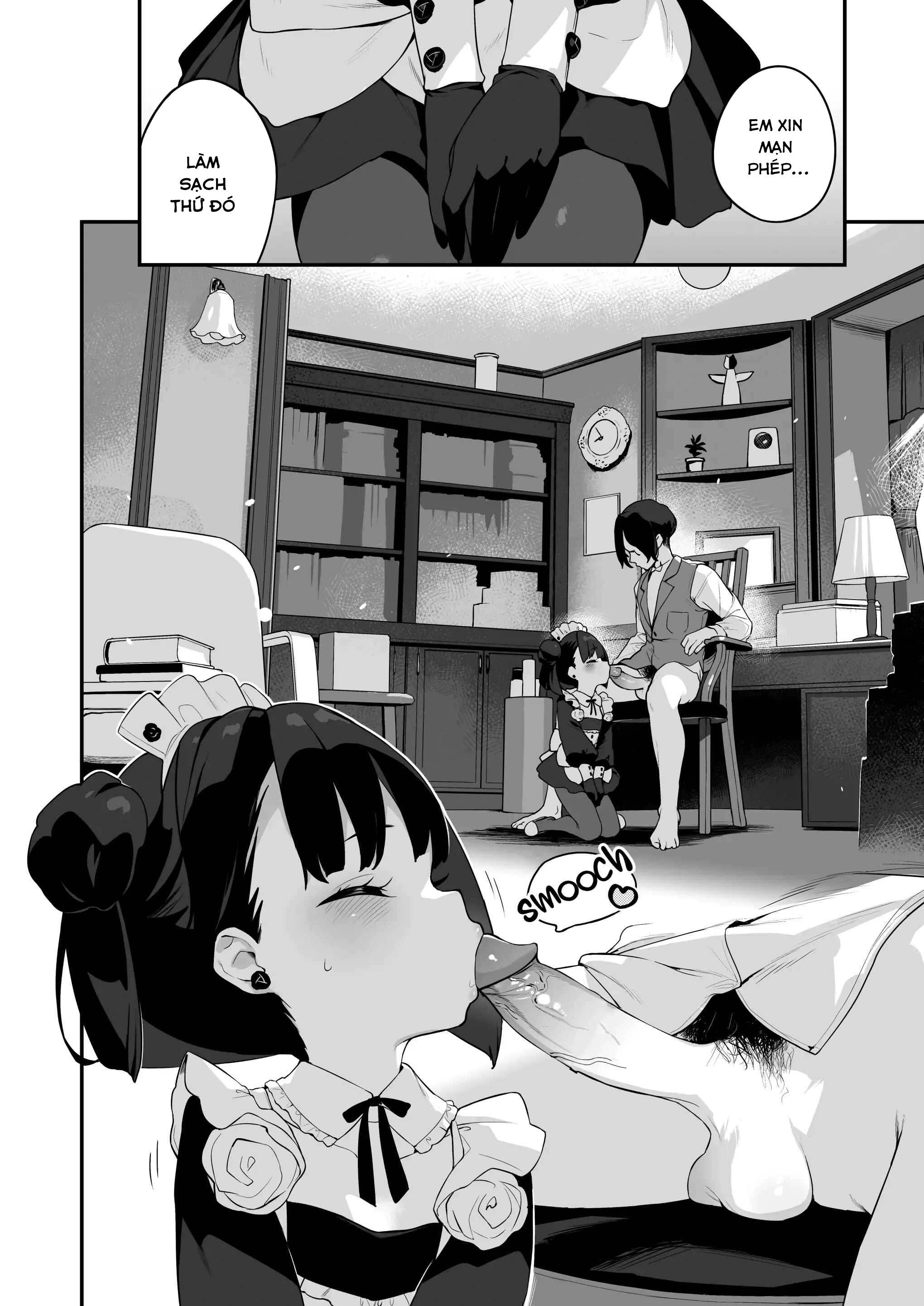 HentaiVN.net - Ảnh 4 - Komomo là một bé hầu gái ♥ loli - Chap 1