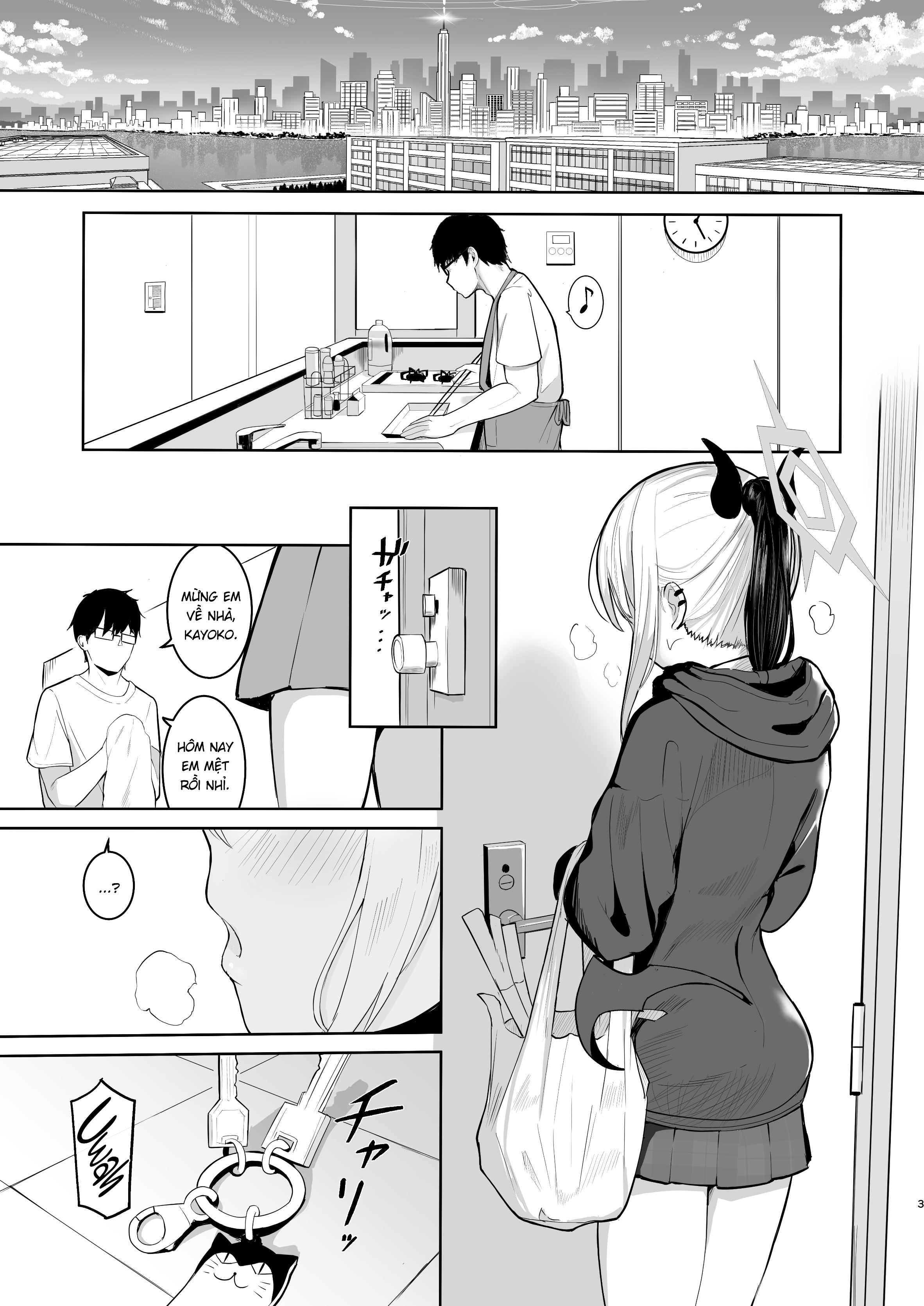 HentaiVN.net - Ảnh 4 - Khi Kayoko về một nhà - Nhẹ nhàng tình cẻm