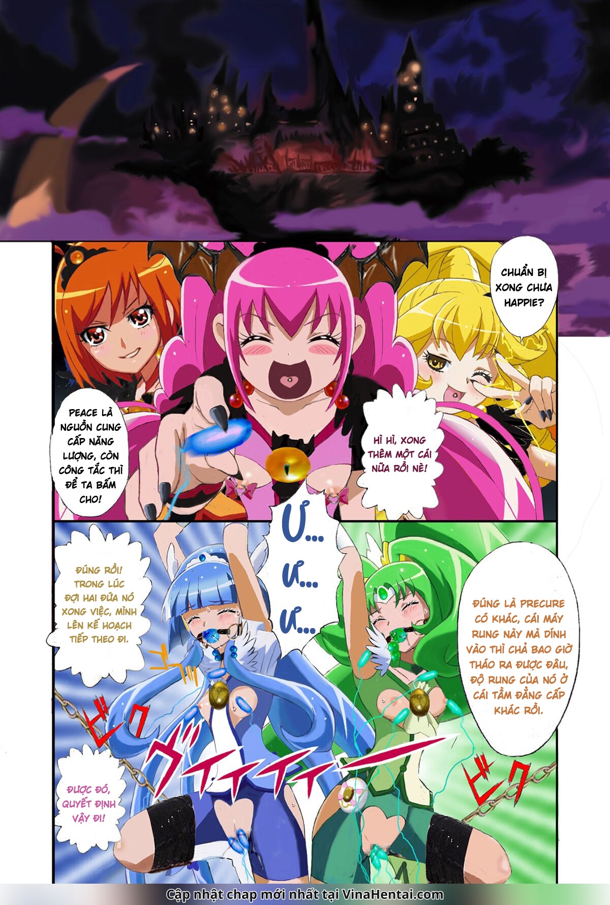HentaiVN.net - Ảnh 4 - [Ero Tantei Jimusho] Evil Smile PreC*re! Bad End Full Color - Chap 2