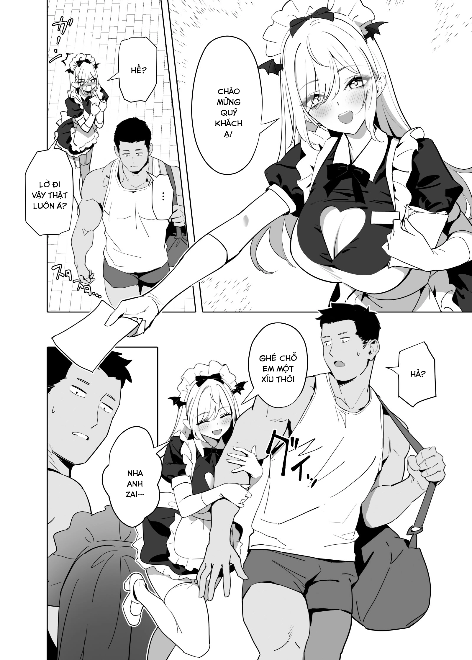 HentaiVN.net - Ảnh 5 - Cô nàng cuồng dâm và phàm ăn - Oneshot