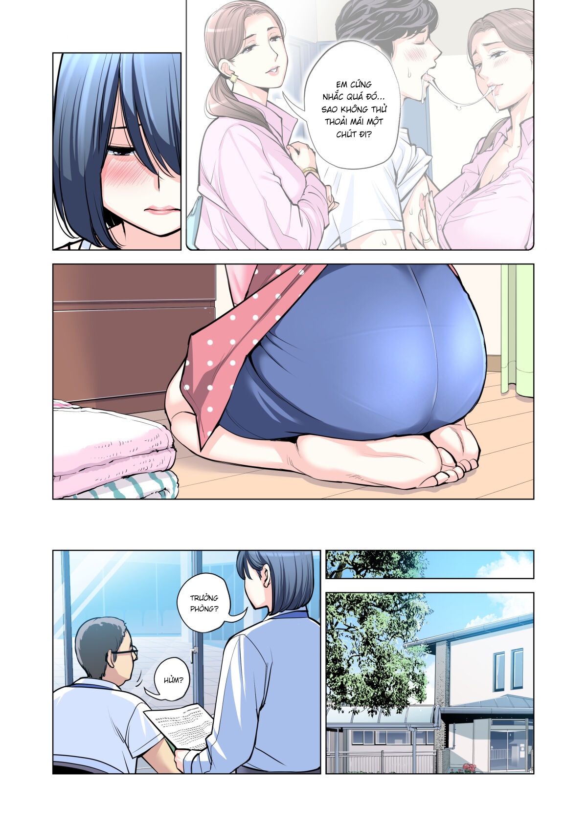 HentaiVN.net - Ảnh 40 - Những cô trợ lý đã có chồng 1-5 - Chap 3 Full màu