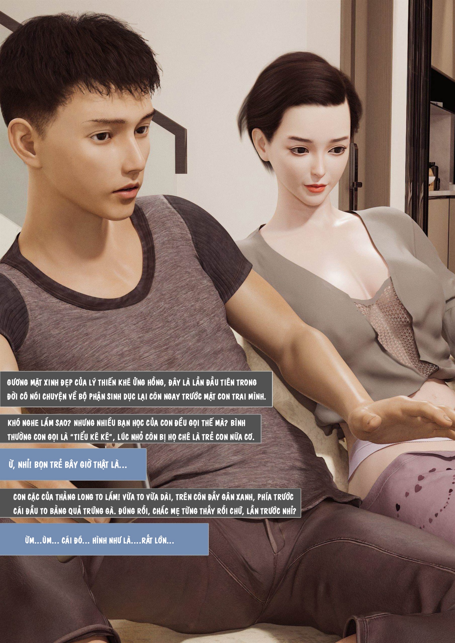 HentaiVN.net - Ảnh 42 - Ham Muốn Kì Lạ Với Mẹ - Chương 1 Sở Thích Kì Lạ Của Con Trai và Buổi Chụp Ảnh Của Hai Mẹ Con