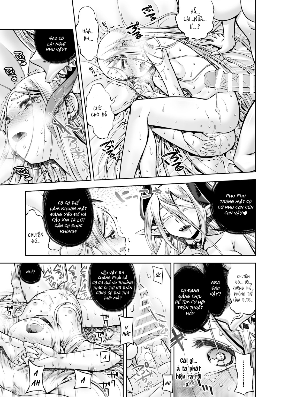 HentaiVN.net - Ảnh 43 - Đoạ Lạc Thánh Nữ Và Dâm Yêu - Chap 2: 82 Trang Bùng Lổ