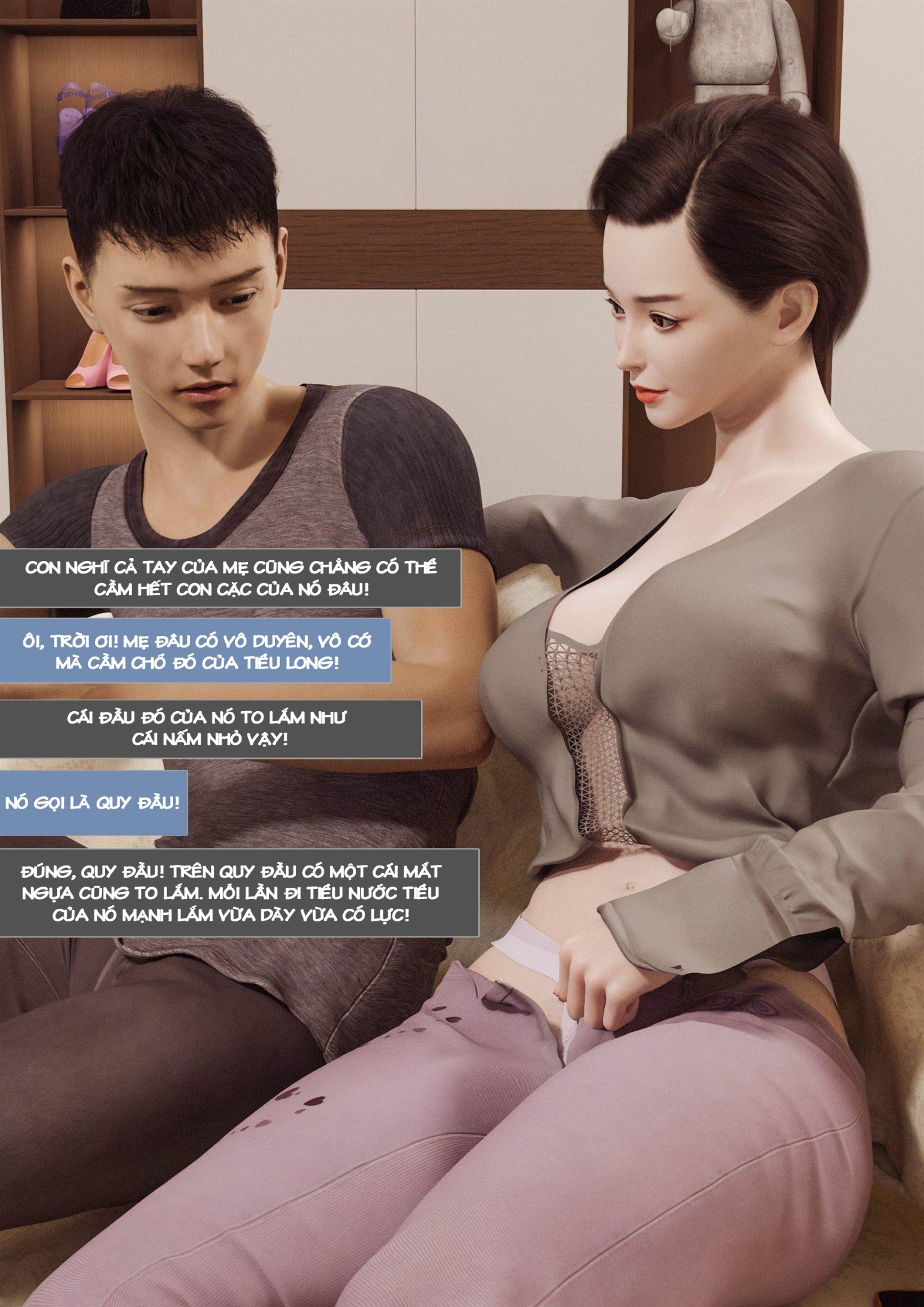HentaiVN.net - Ảnh 43 - Ham Muốn Kì Lạ Với Mẹ - Chương 1 Sở Thích Kì Lạ Của Con Trai và Buổi Chụp Ảnh Của Hai Mẹ Con